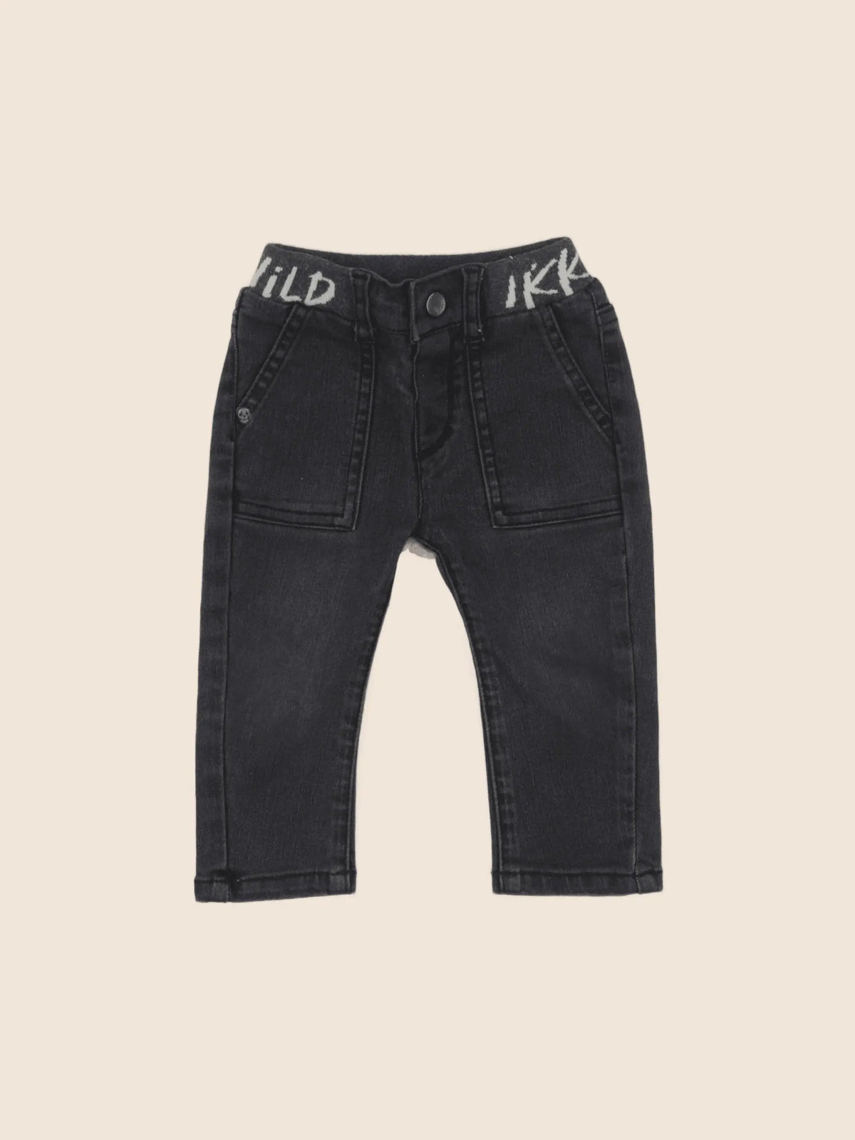 IKKS - jean noir - 12 mois