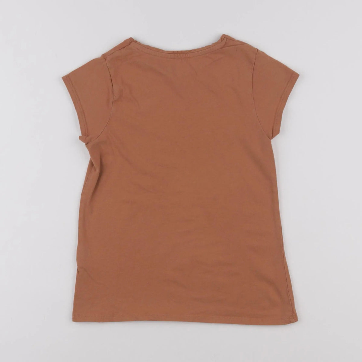 Vertbaudet - tee-shirt marron - 8 ans