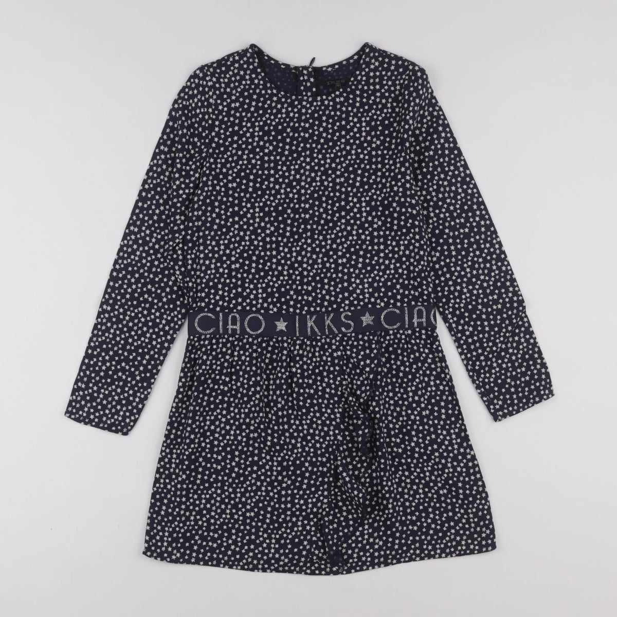 IKKS - robe bleu - 8 ans