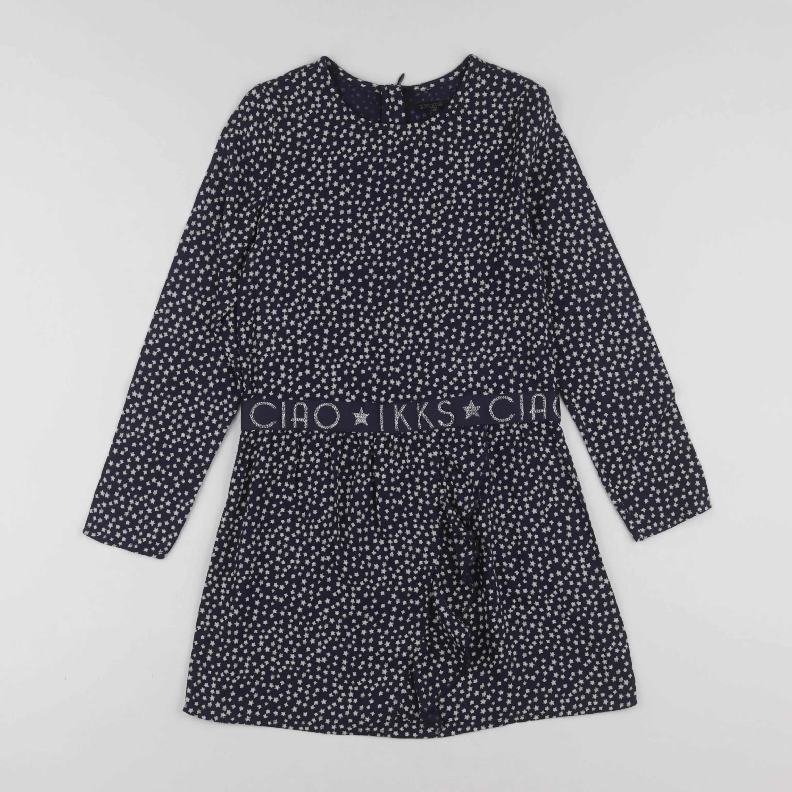 IKKS - robe bleu - 8 ans