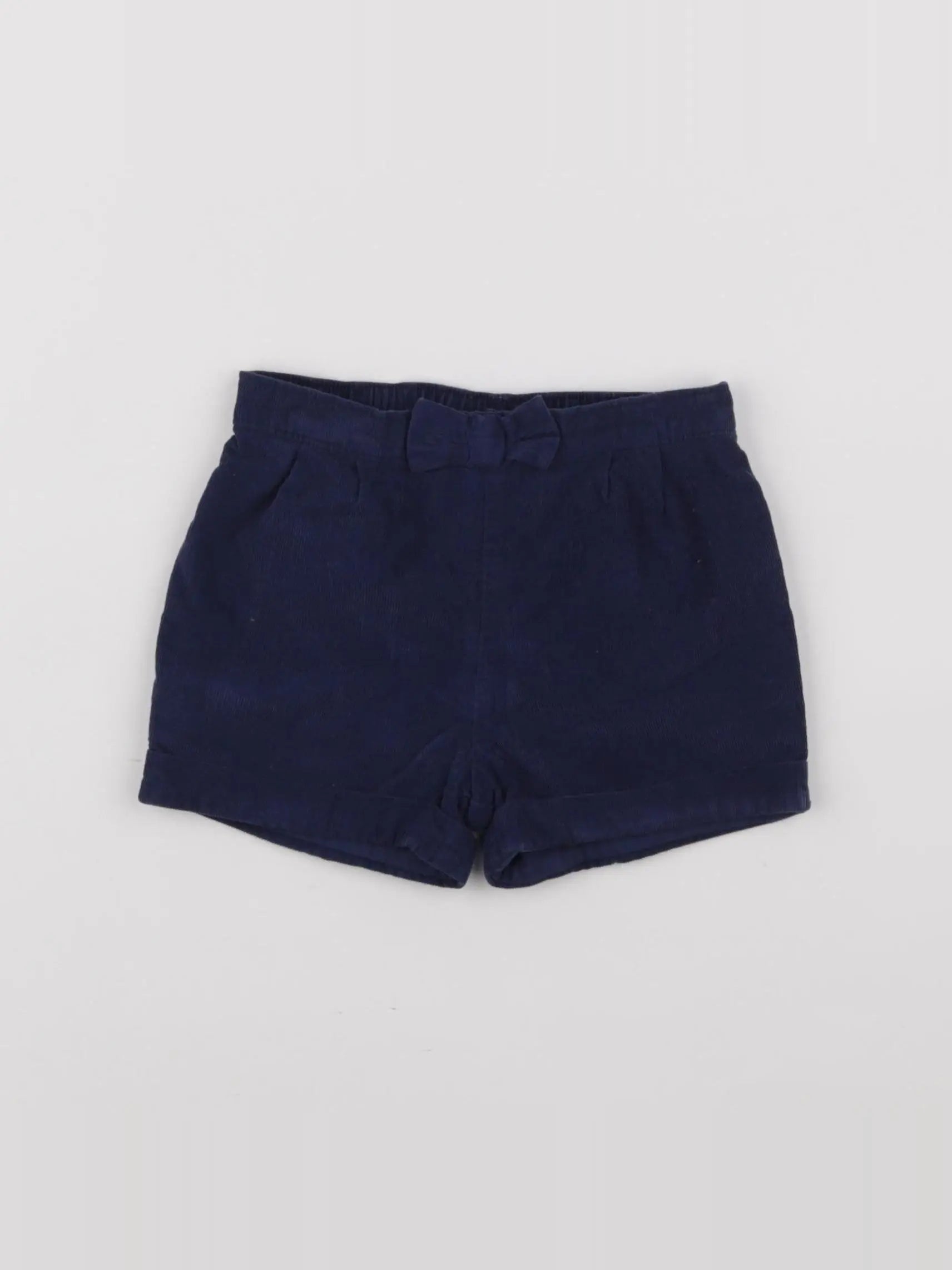 Cyrillus - short bleu - 12 mois