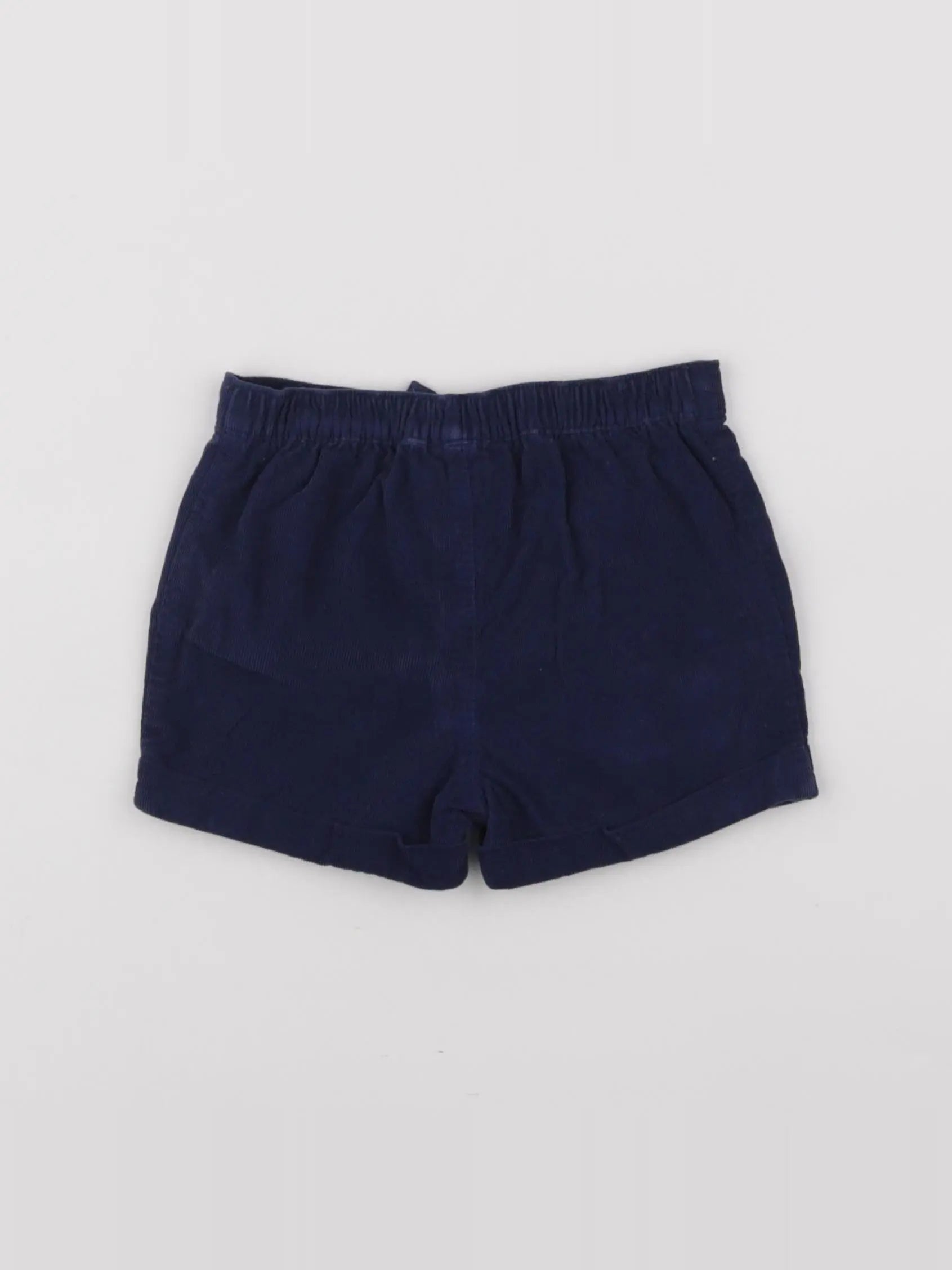 Cyrillus - short bleu - 12 mois