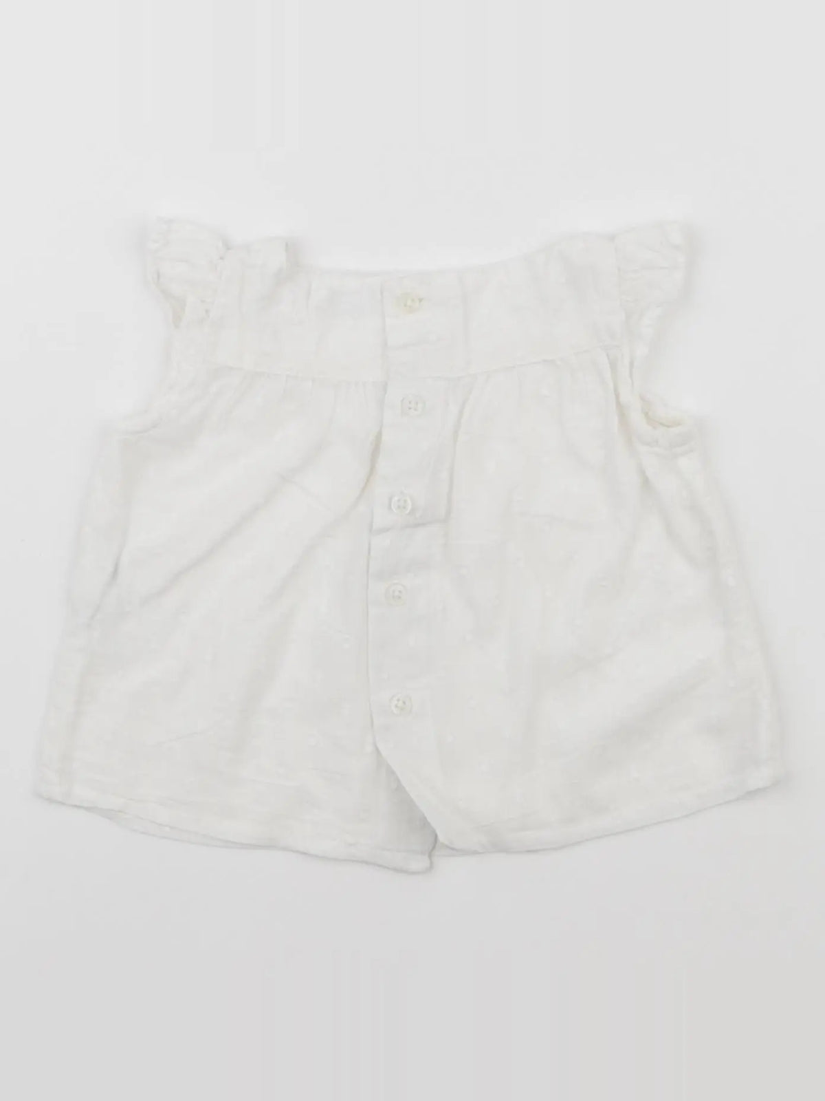 Boutchou - blouse blanc - 3 mois