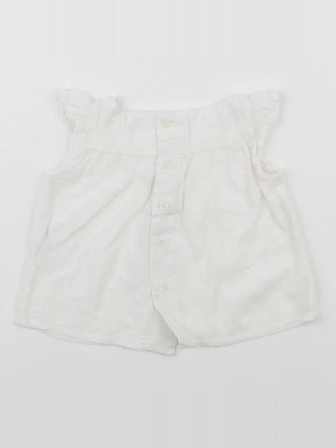 Boutchou - blouse blanc - 3 mois