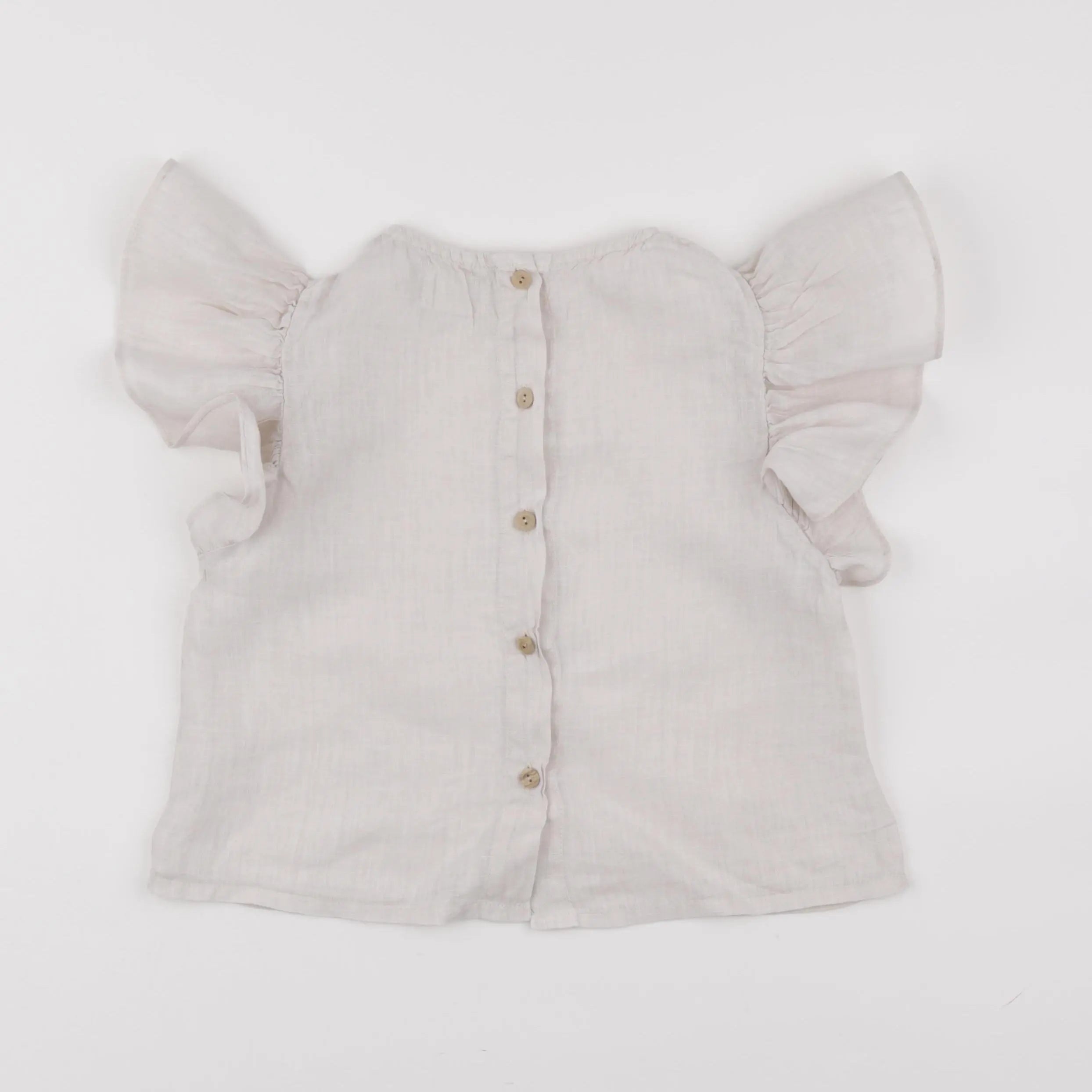 Yellow Pelota - blouse gris - 4 ans