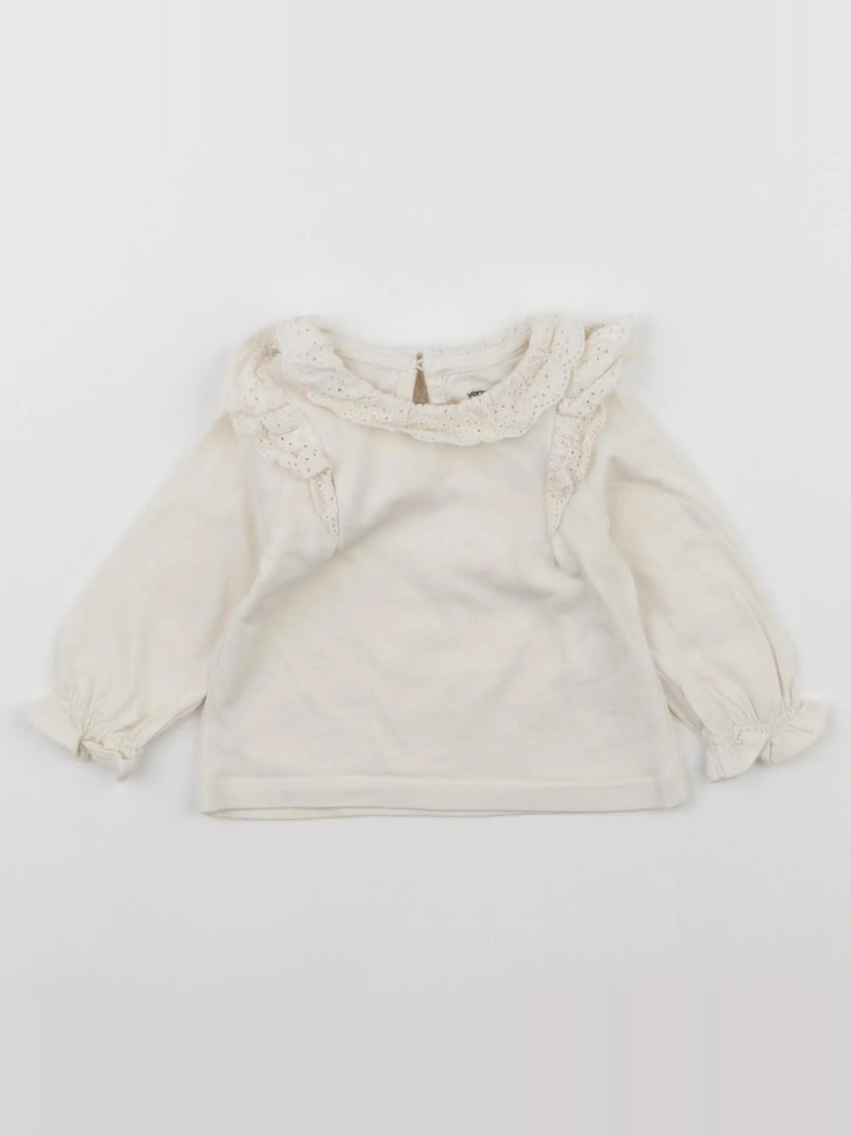 Vertbaudet - tee-shirt beige - 3 mois