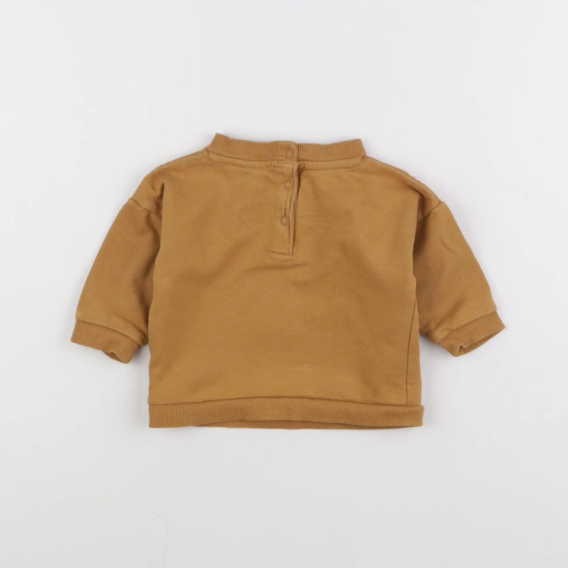 Vertbaudet - sweat marron - 6 mois