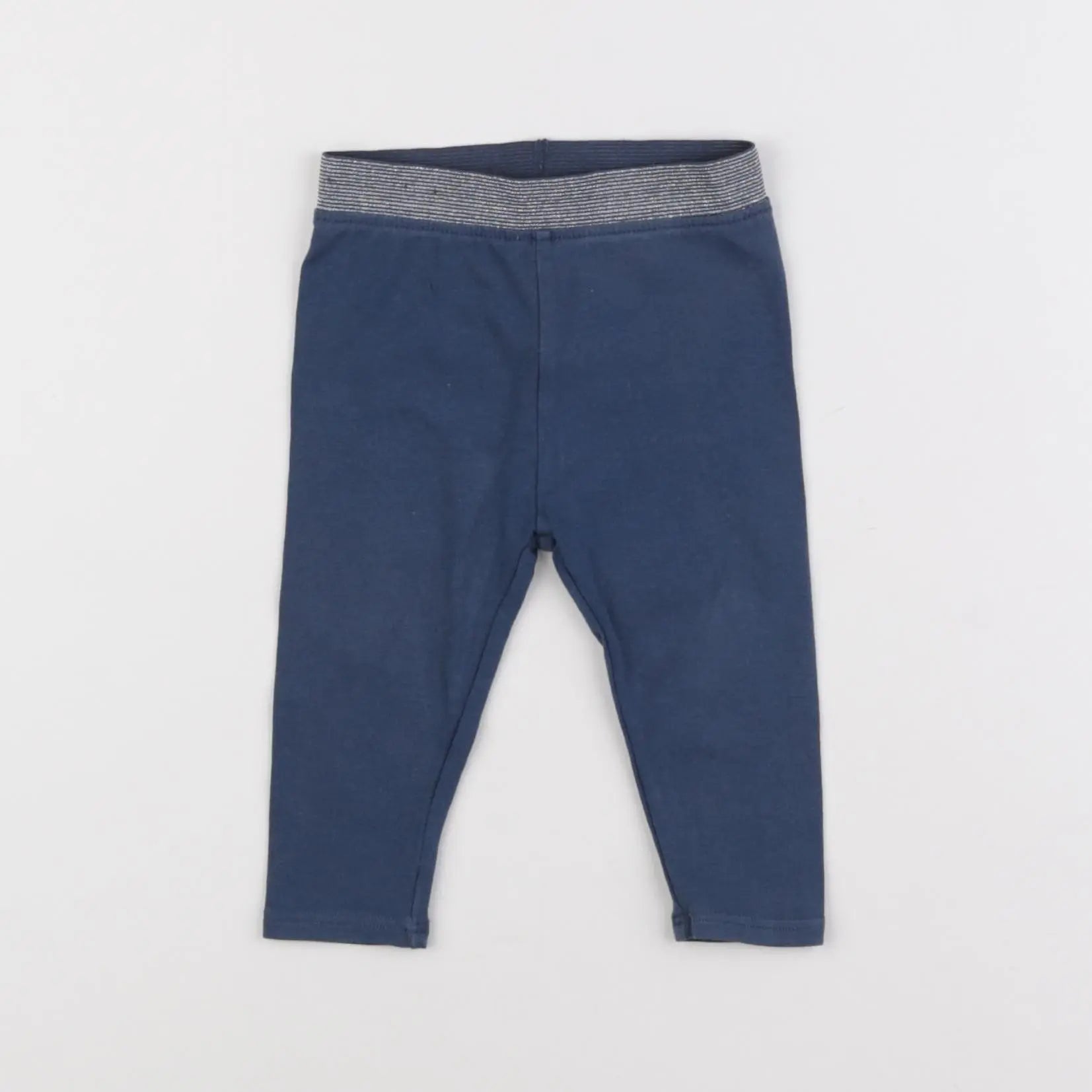 Vertbaudet - legging bleu - 6 mois