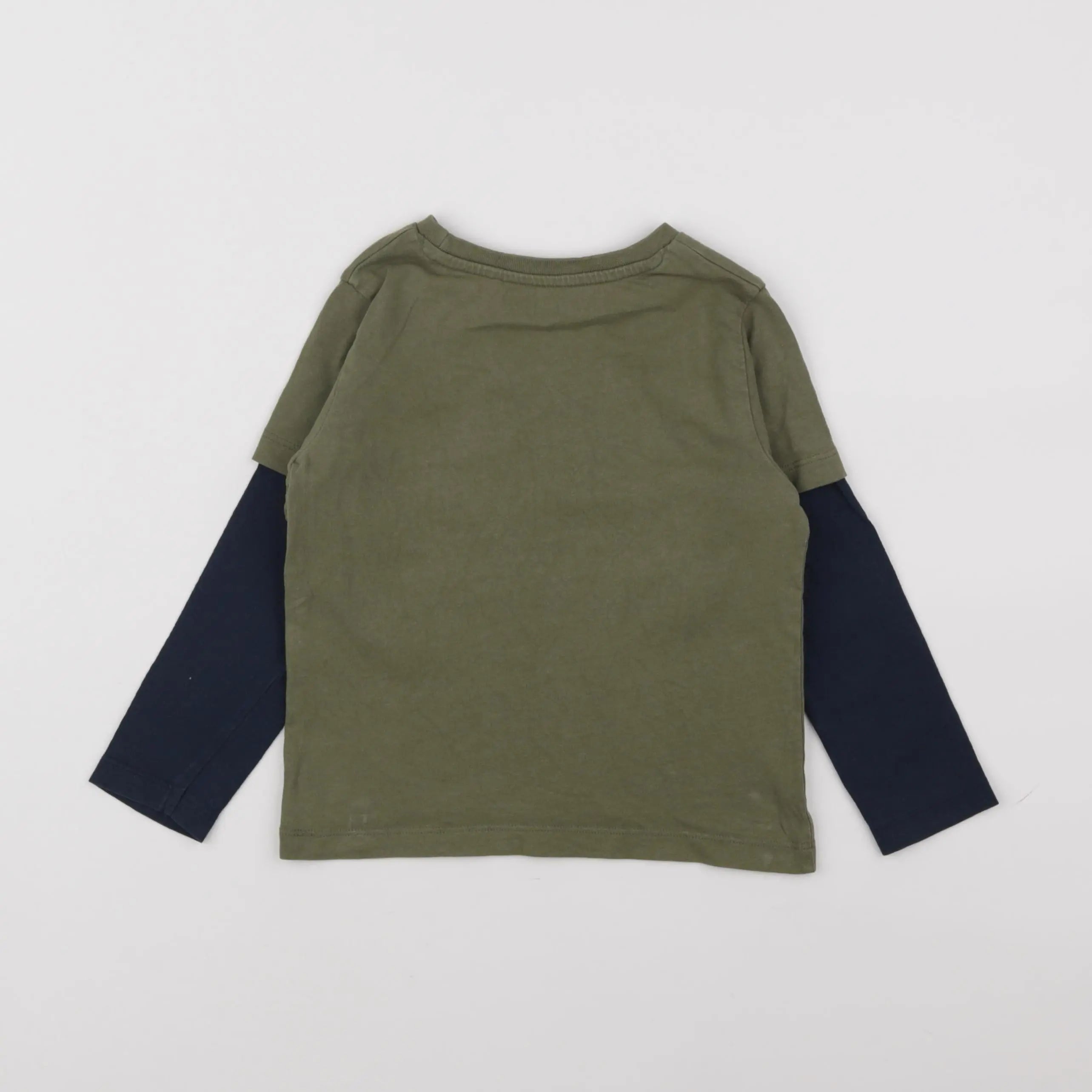 Vertbaudet - tee-shirt vert - 4 ans