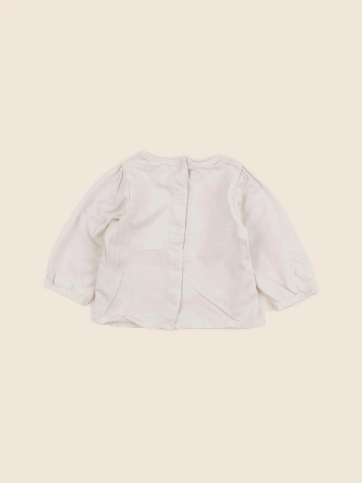Vertbaudet - tee-shirt beige - 6 mois