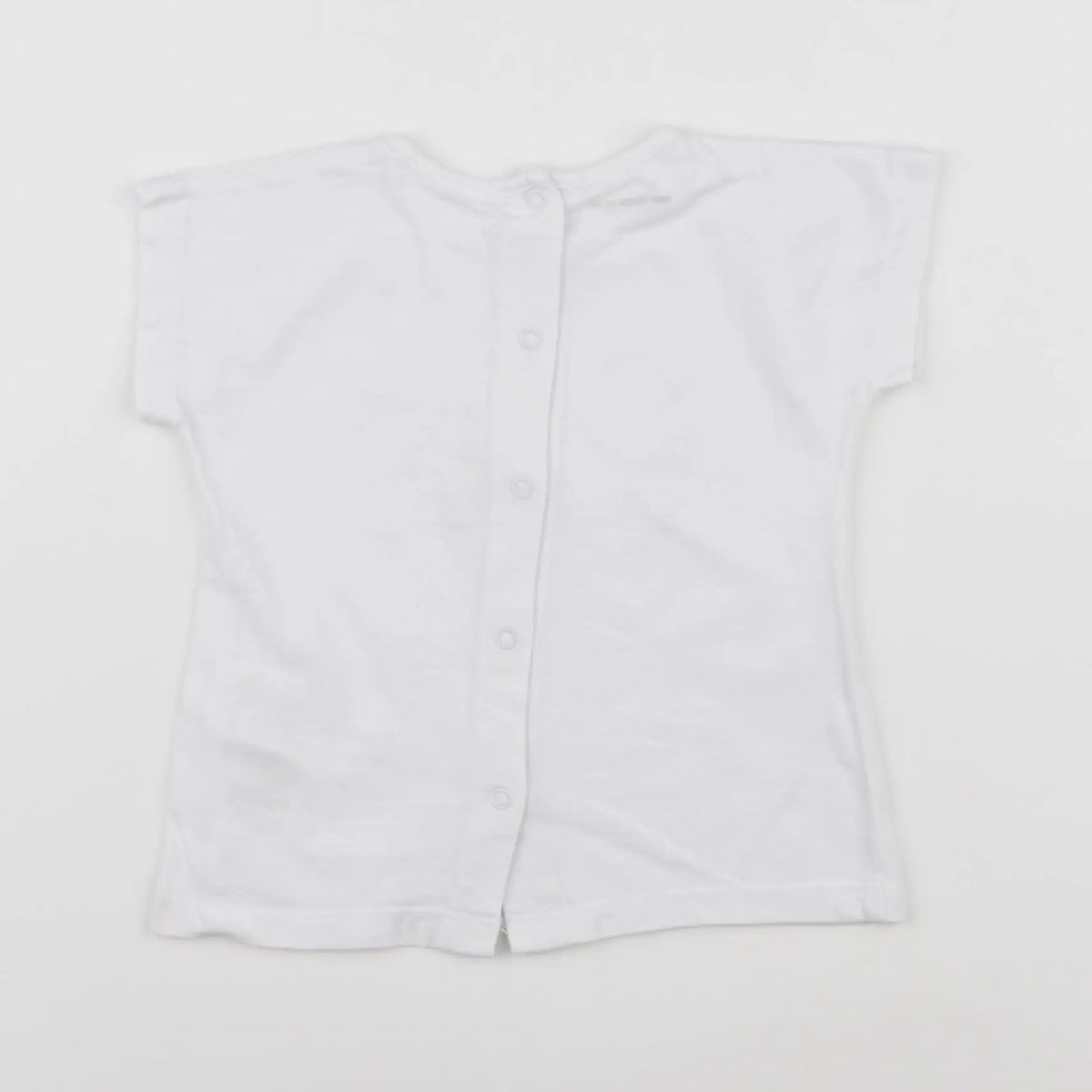 Vertbaudet - tee-shirt blanc - 9 mois