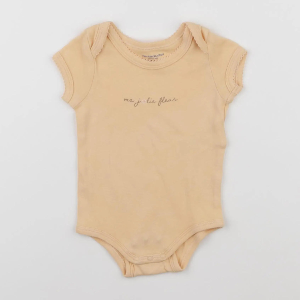 Vertbaudet - body jaune - 6 mois