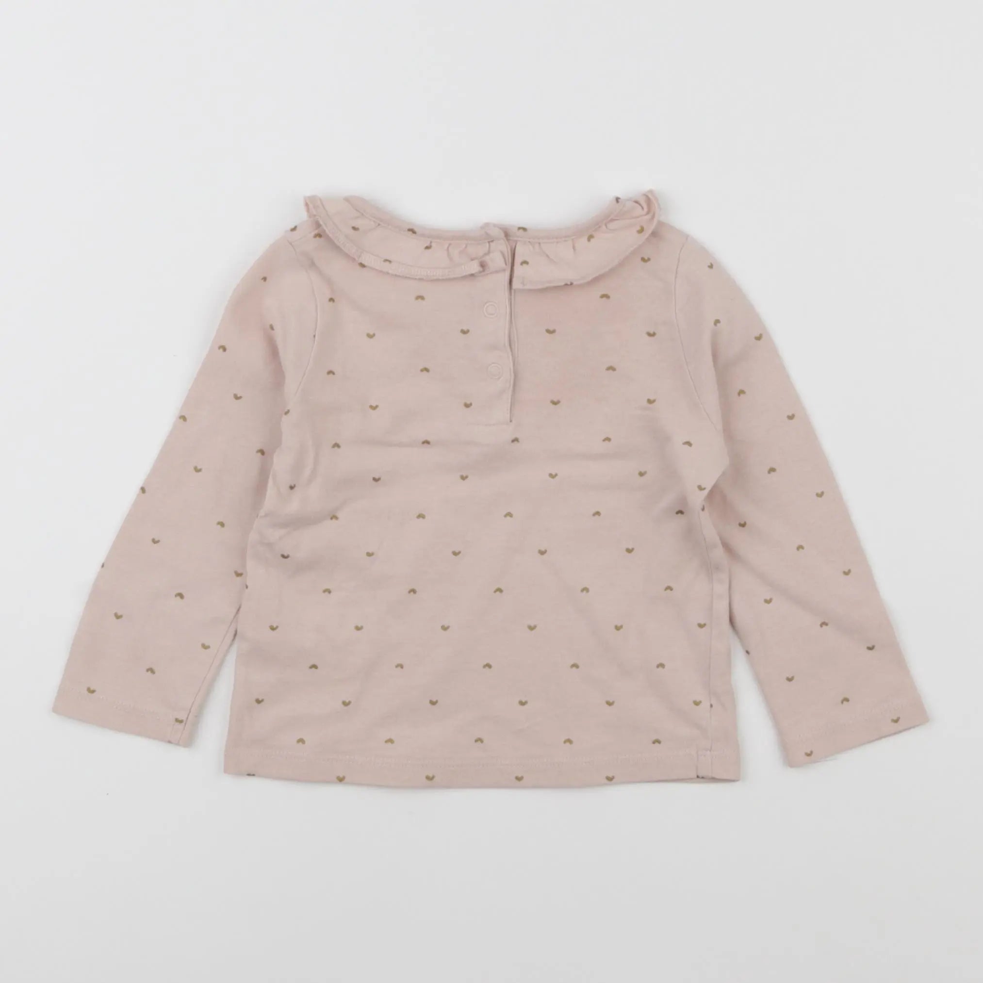 Vertbaudet - tee-shirt rose - 12 mois