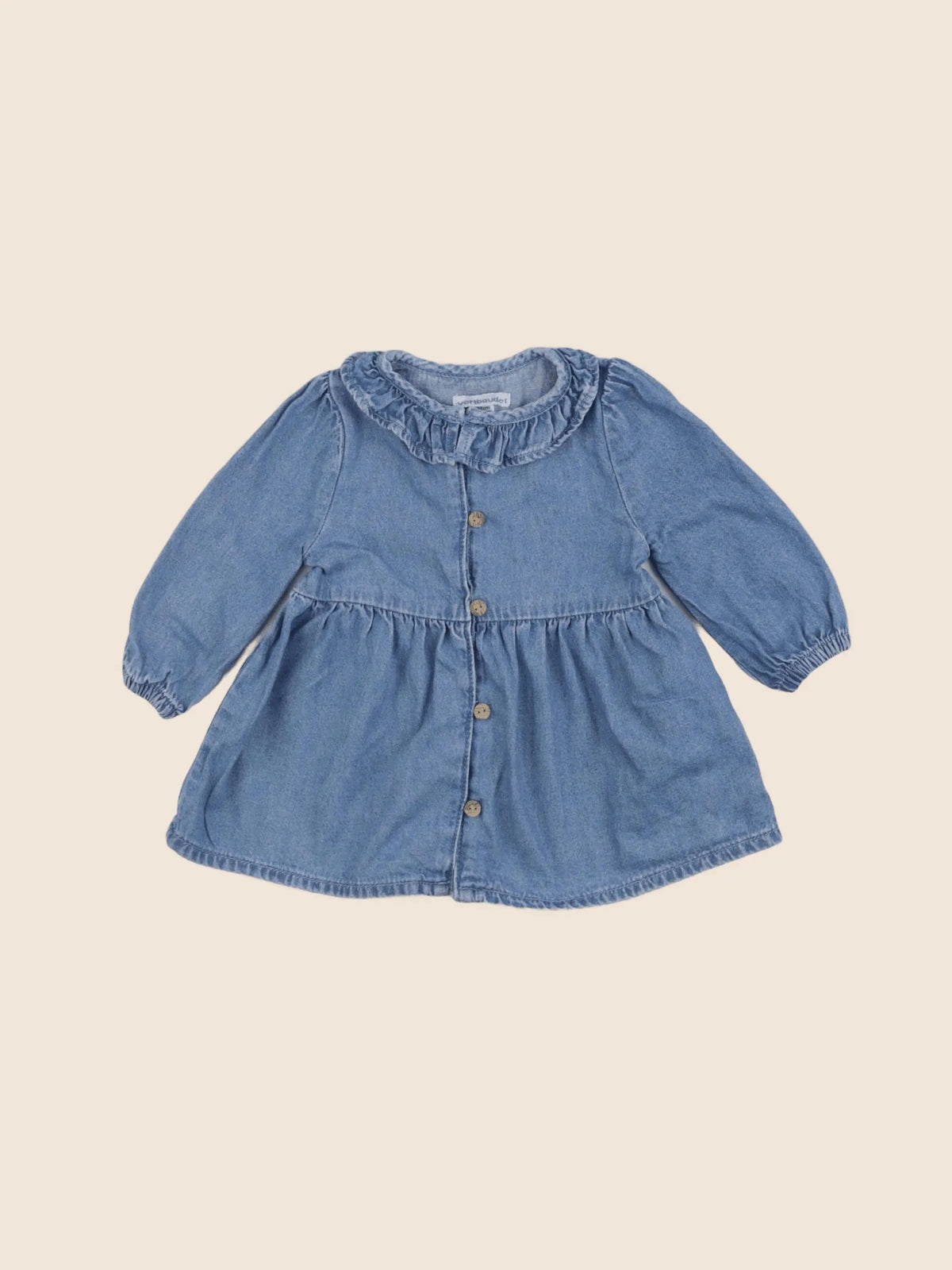 Vertbaudet - robe bleu - 6 mois