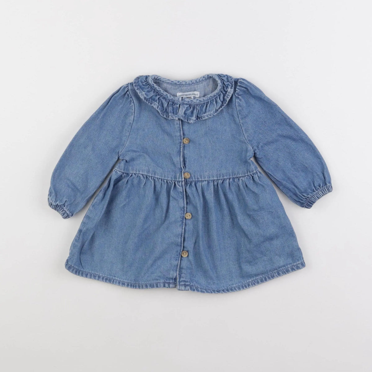 Vertbaudet - robe bleu - 6 mois
