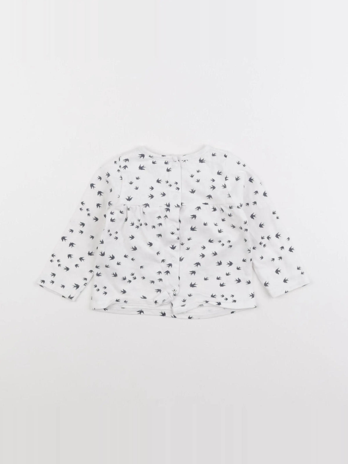 Vertbaudet - tee-shirt blanc - 6 mois