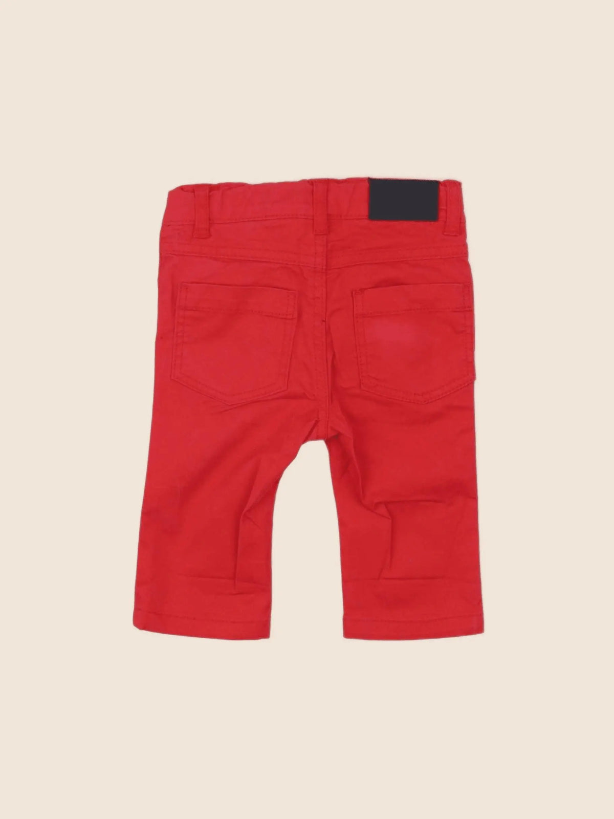 Jacadi - pantalon doublé rouge - 6 mois