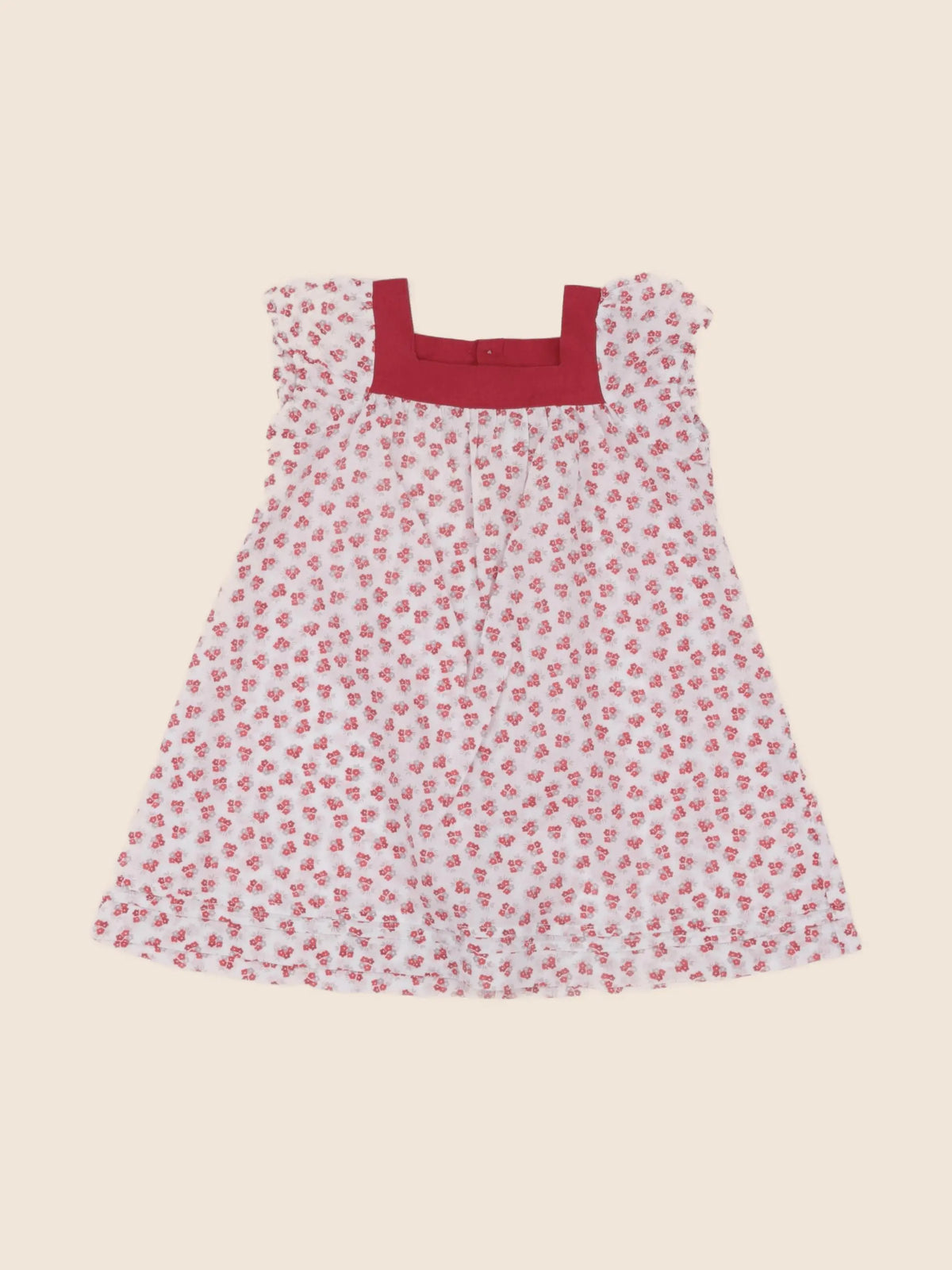 Jacadi - robe rouge - 12 mois