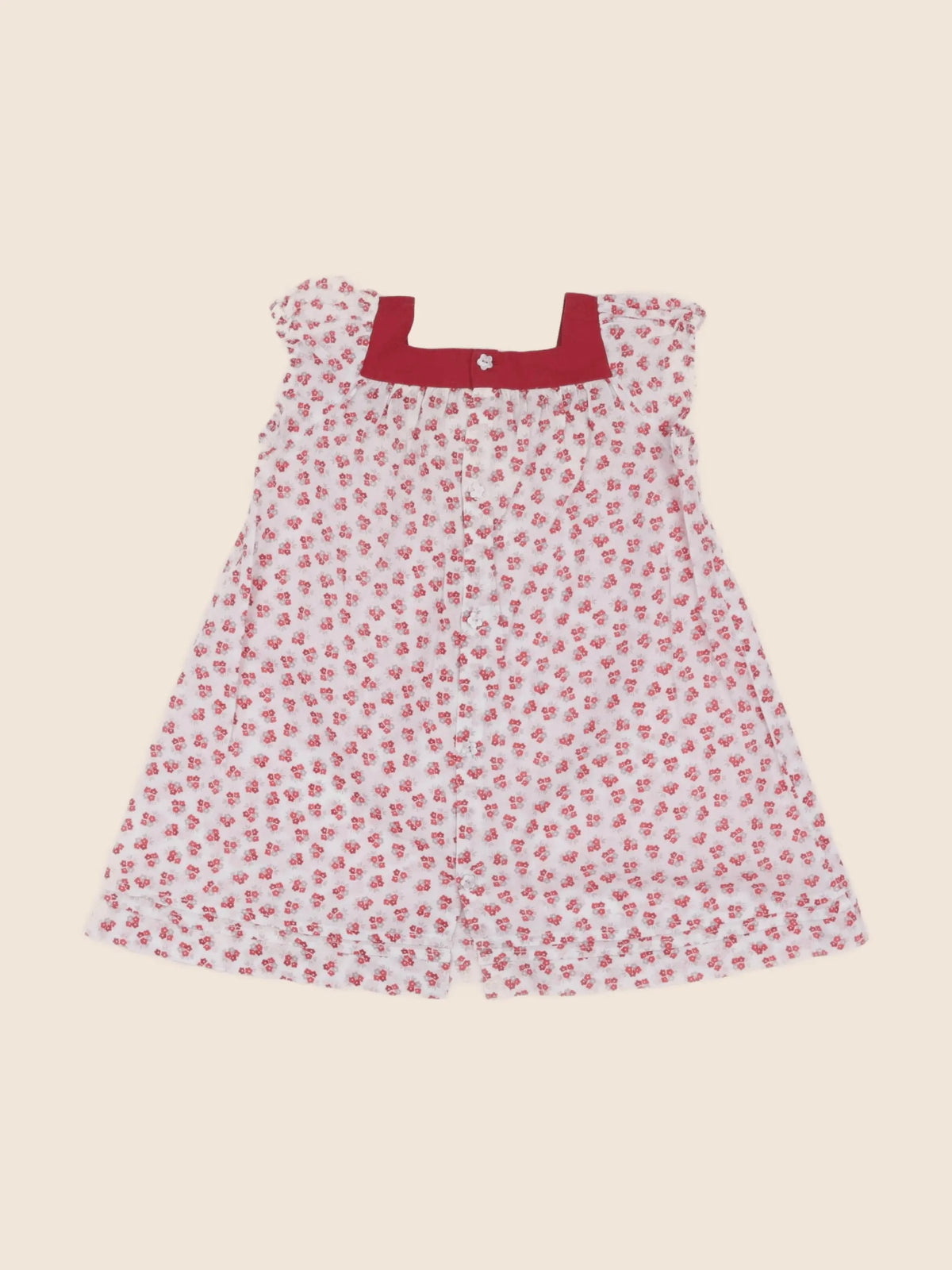 Jacadi - robe rouge - 12 mois