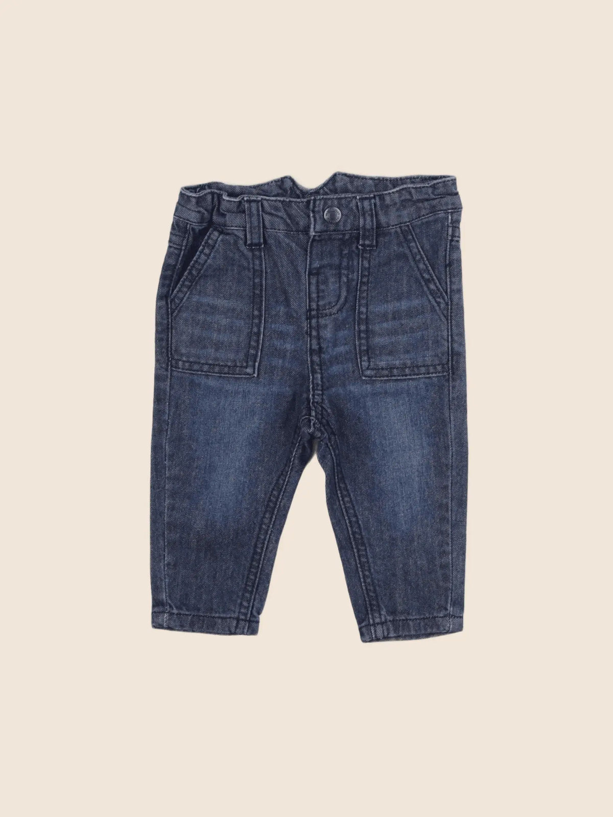 Vertbaudet - jean bleu - 9 mois