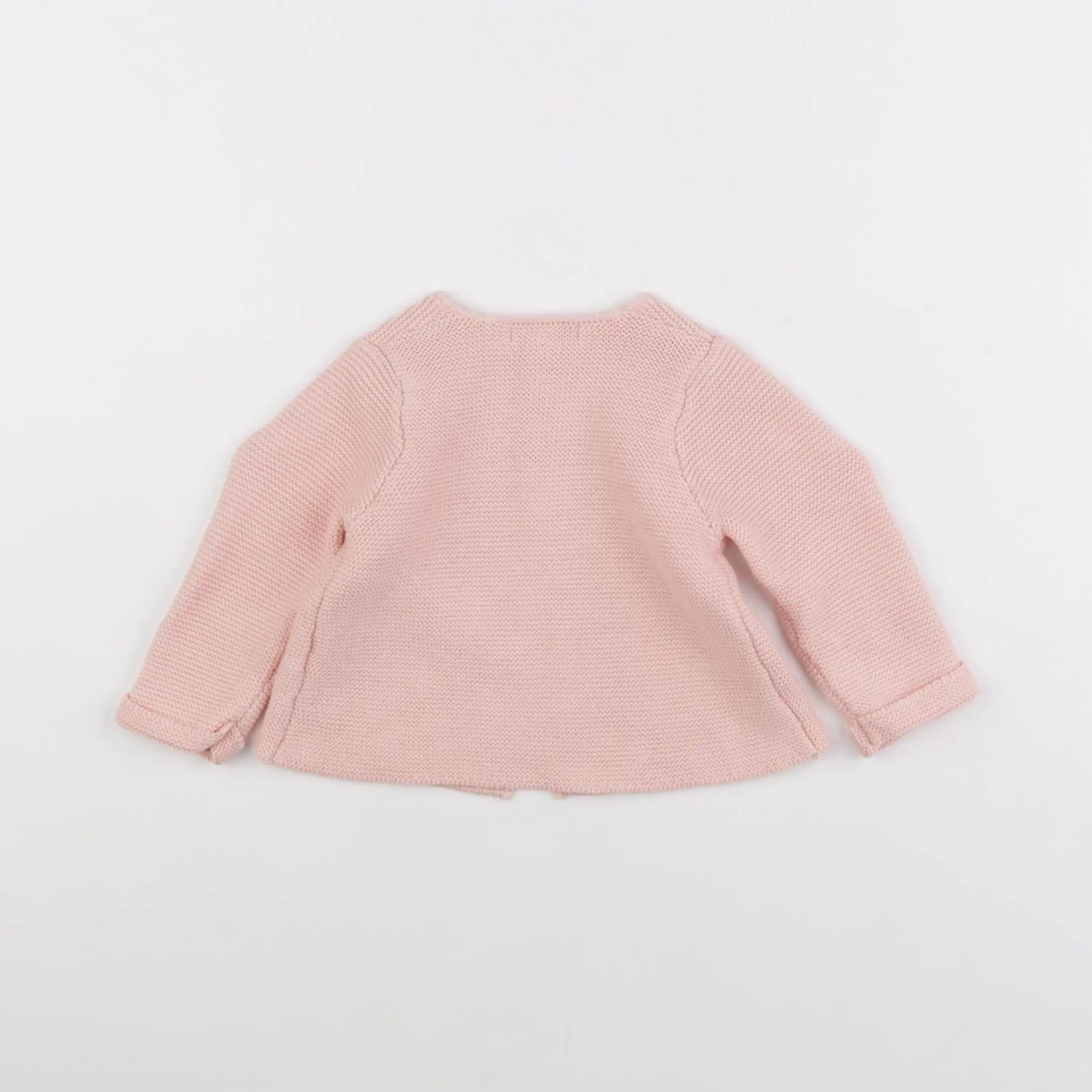 Vertbaudet - gilet rose - 6 mois