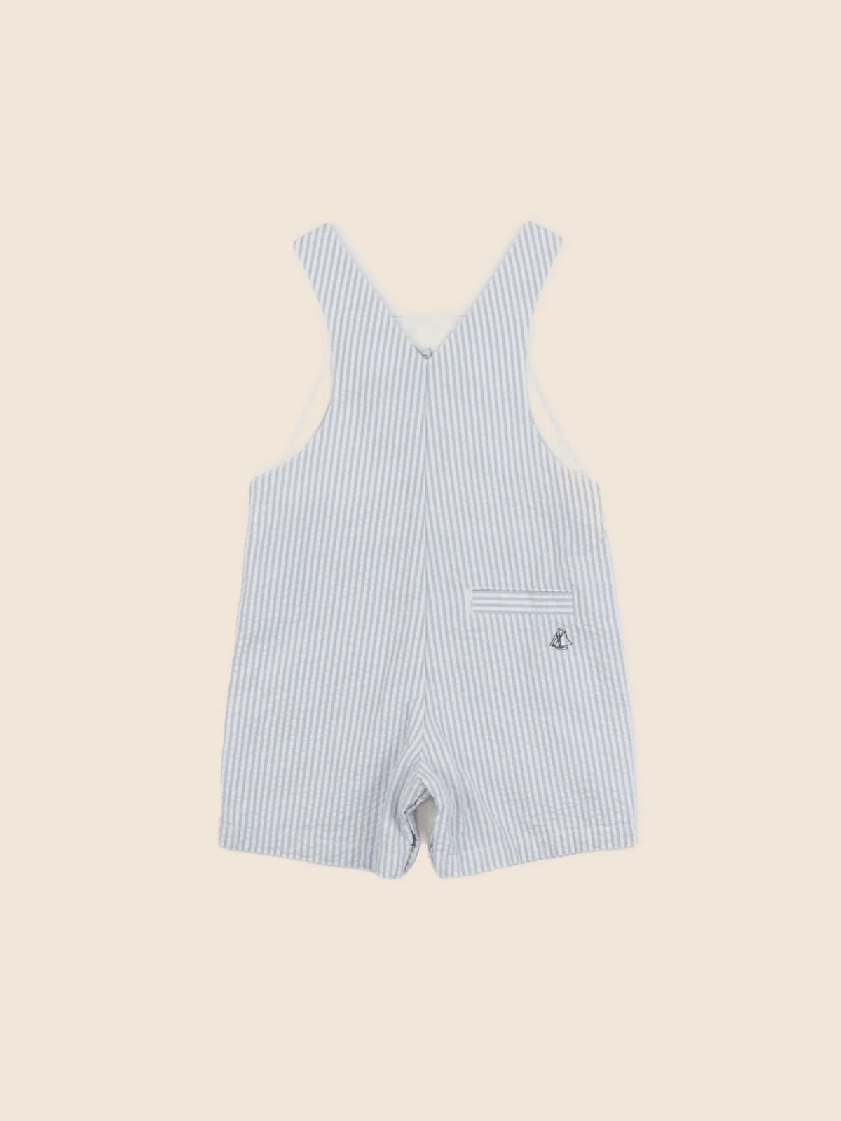 Petit Bateau - salopette bleu - 6 mois