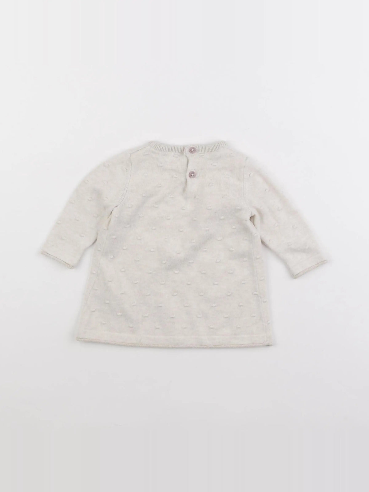 Vertbaudet - robe blanc - 3 mois