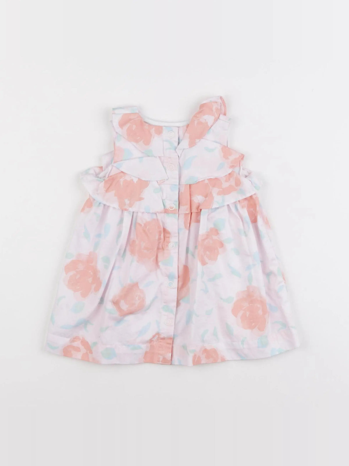 Petit Bateau - robe multicolore - 6 mois