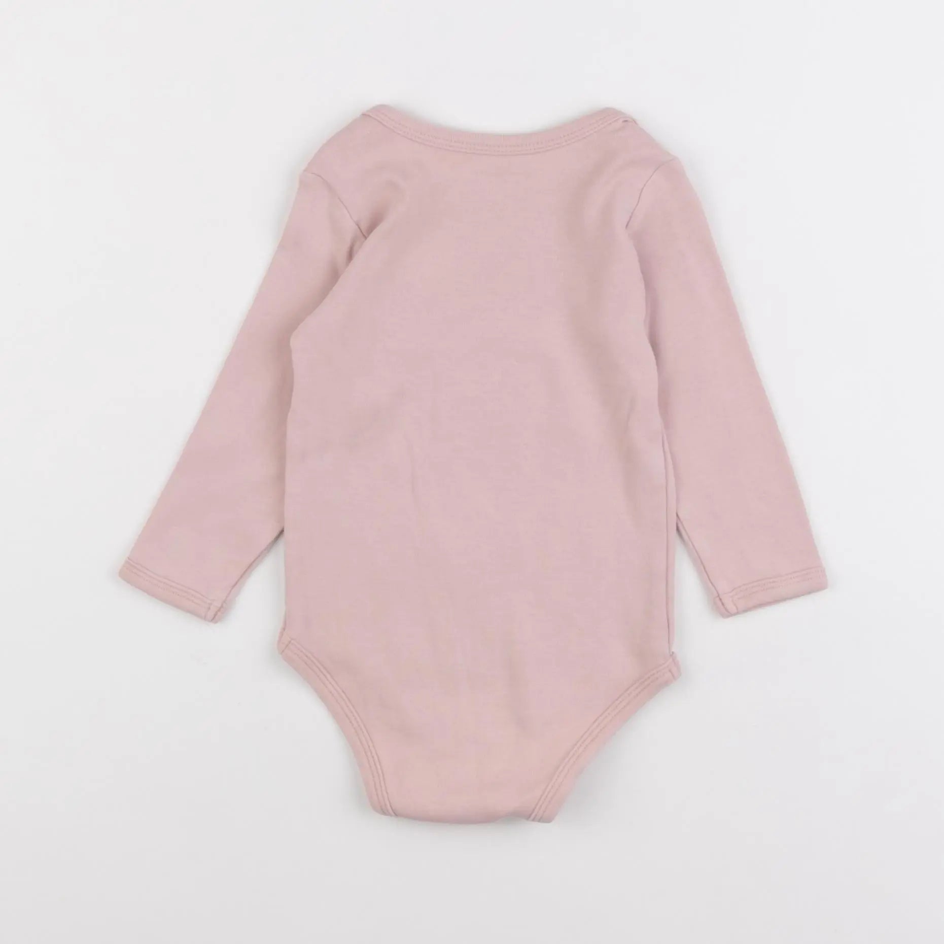 Vertbaudet - body rose - 12 mois