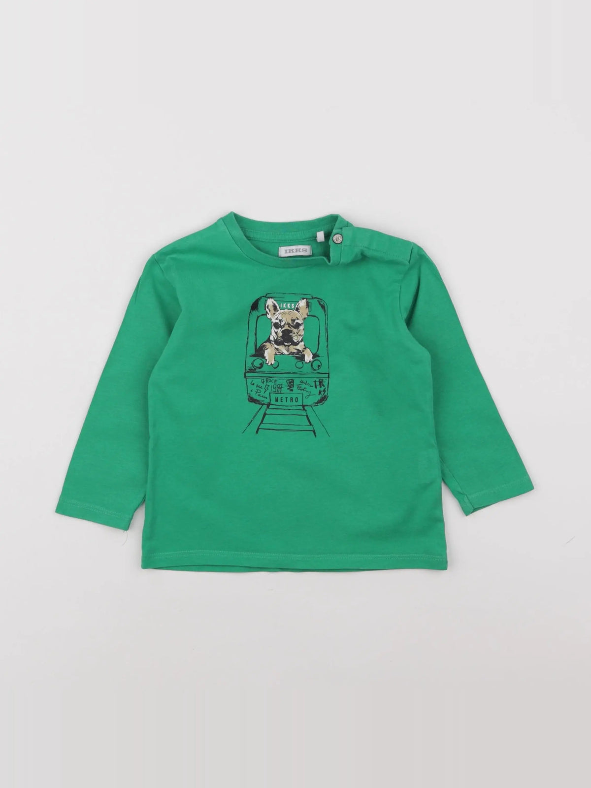 IKKS - tee-shirt vert - 18 mois