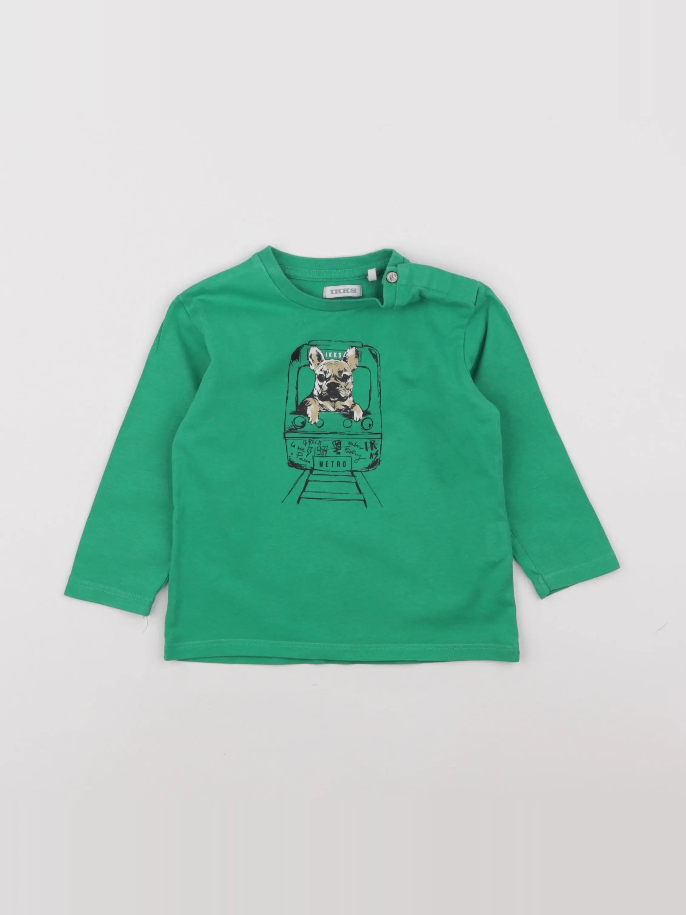 IKKS - tee-shirt vert - 18 mois