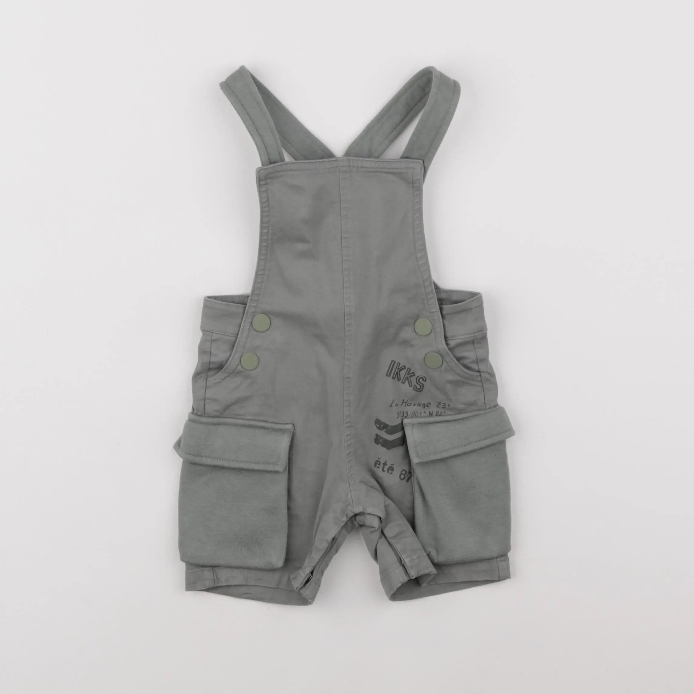 IKKS - salopette vert - 18 mois