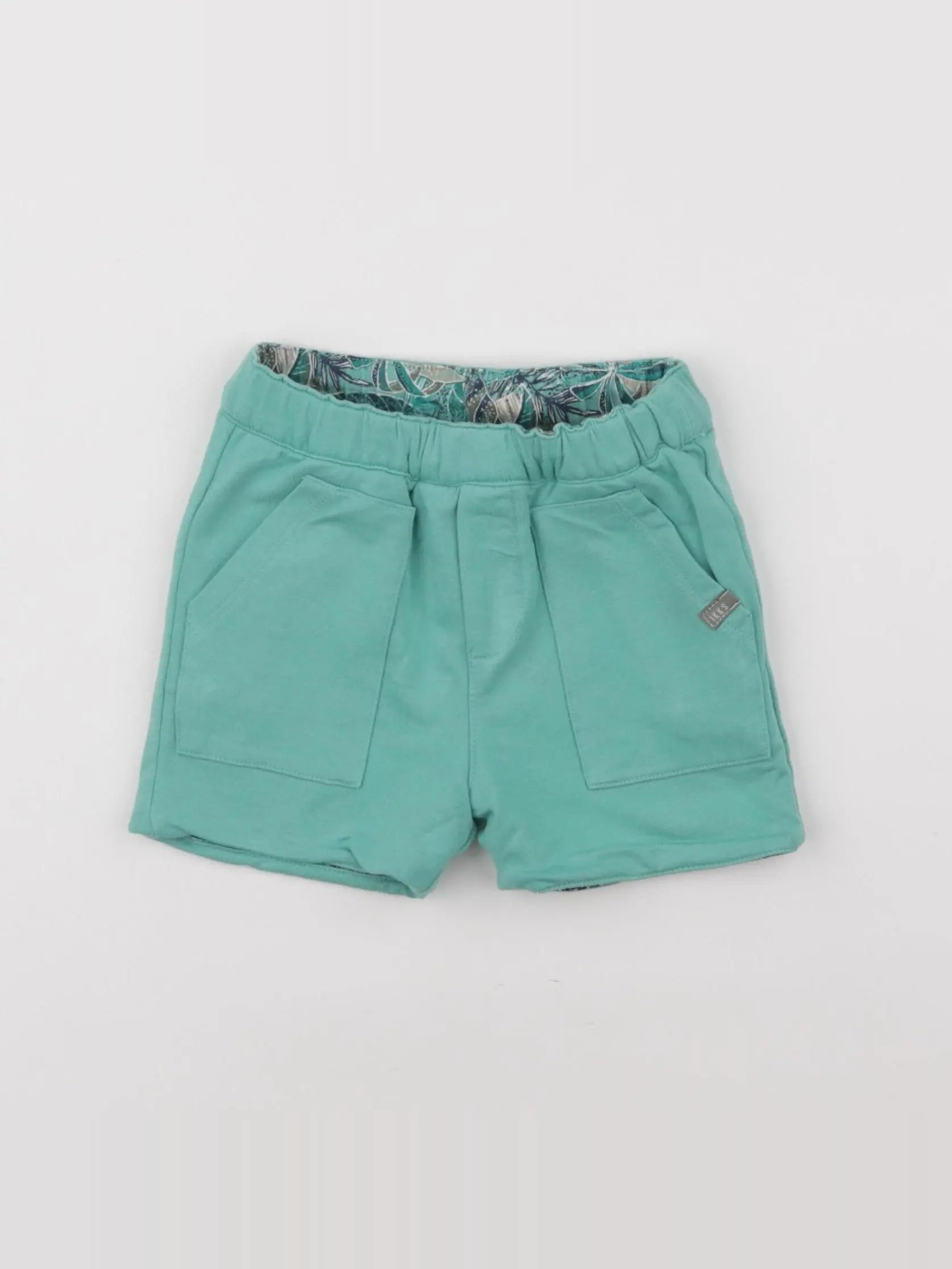 IKKS - short réversible vert - 18 mois