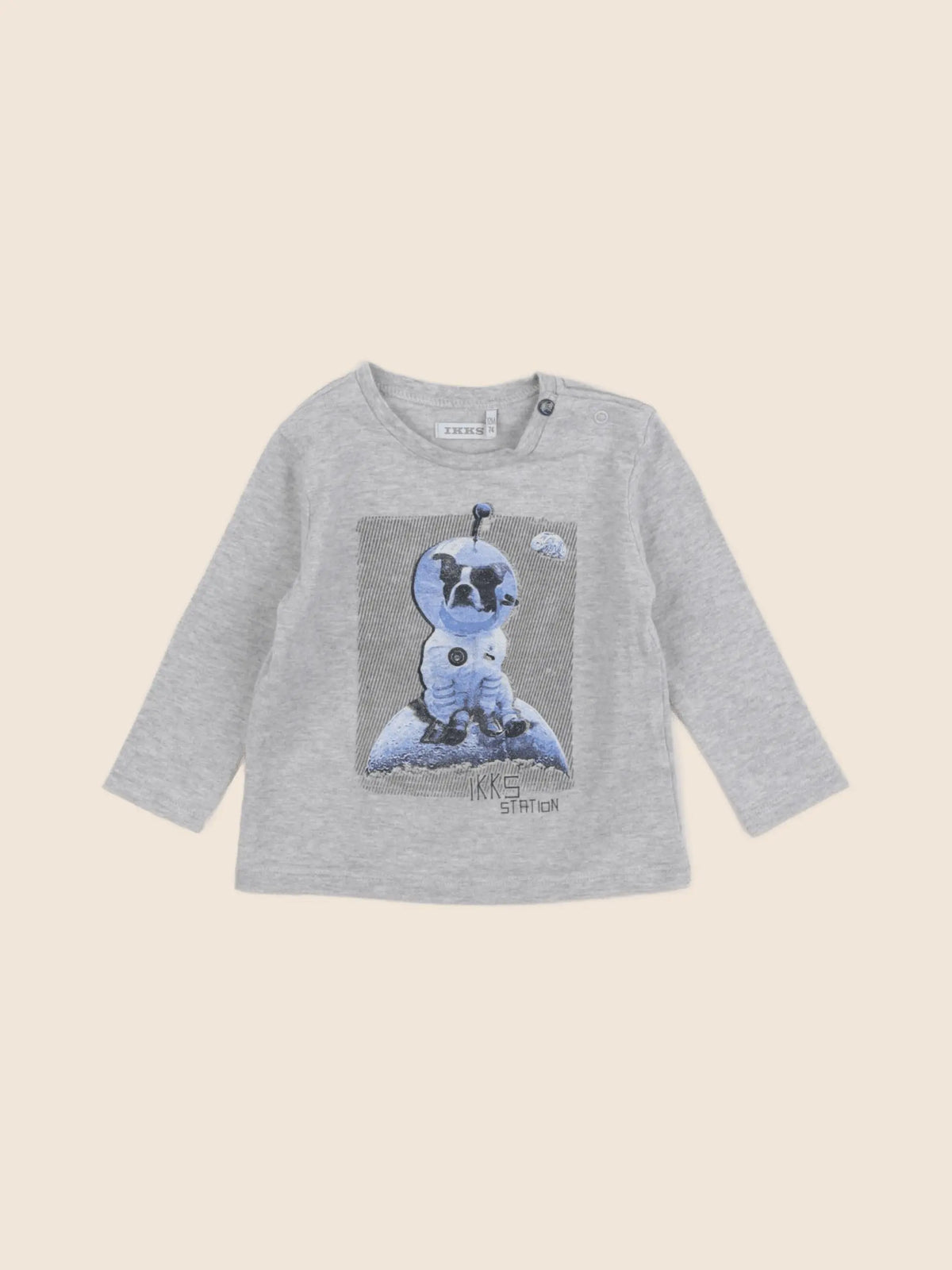 IKKS - tee-shirt gris - 12 mois