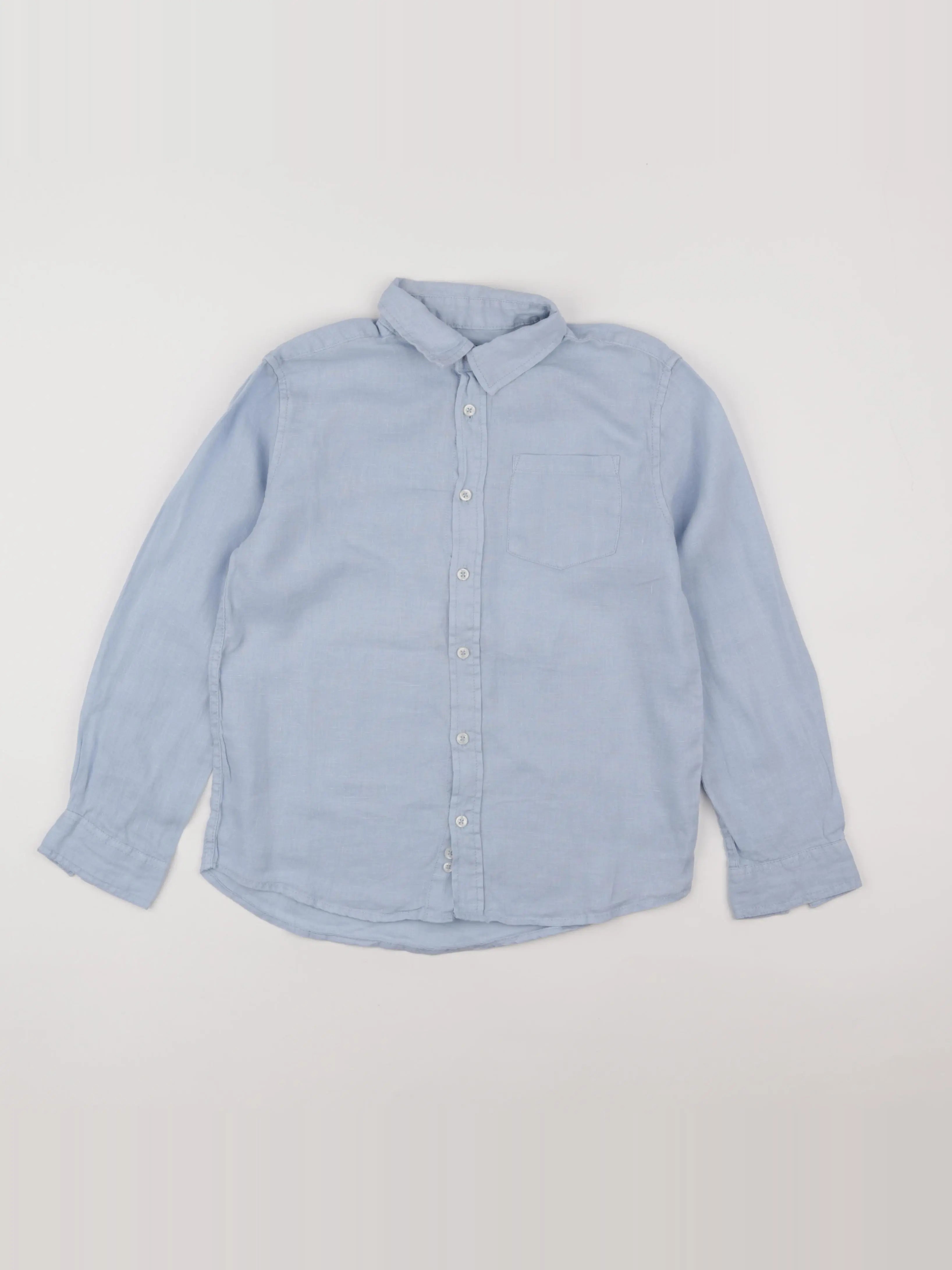 Monoprix - chemise bleu - 10 ans