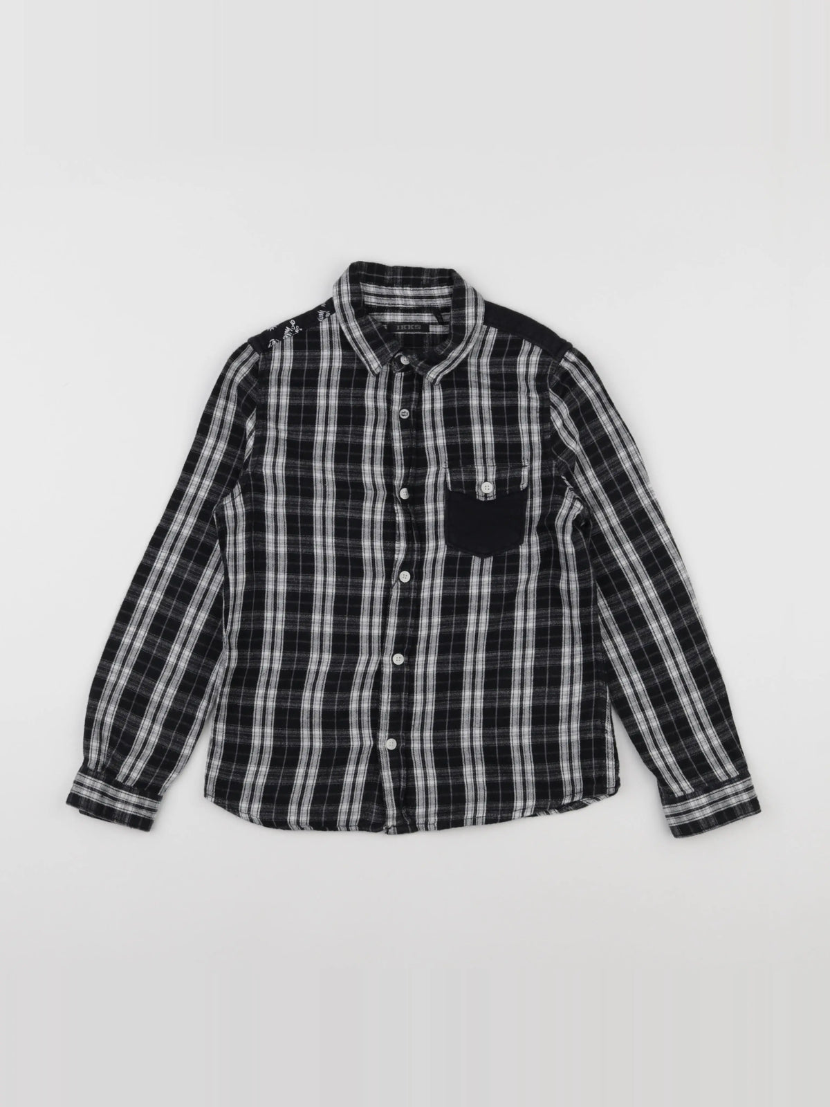 IKKS - chemise noir - 8 ans