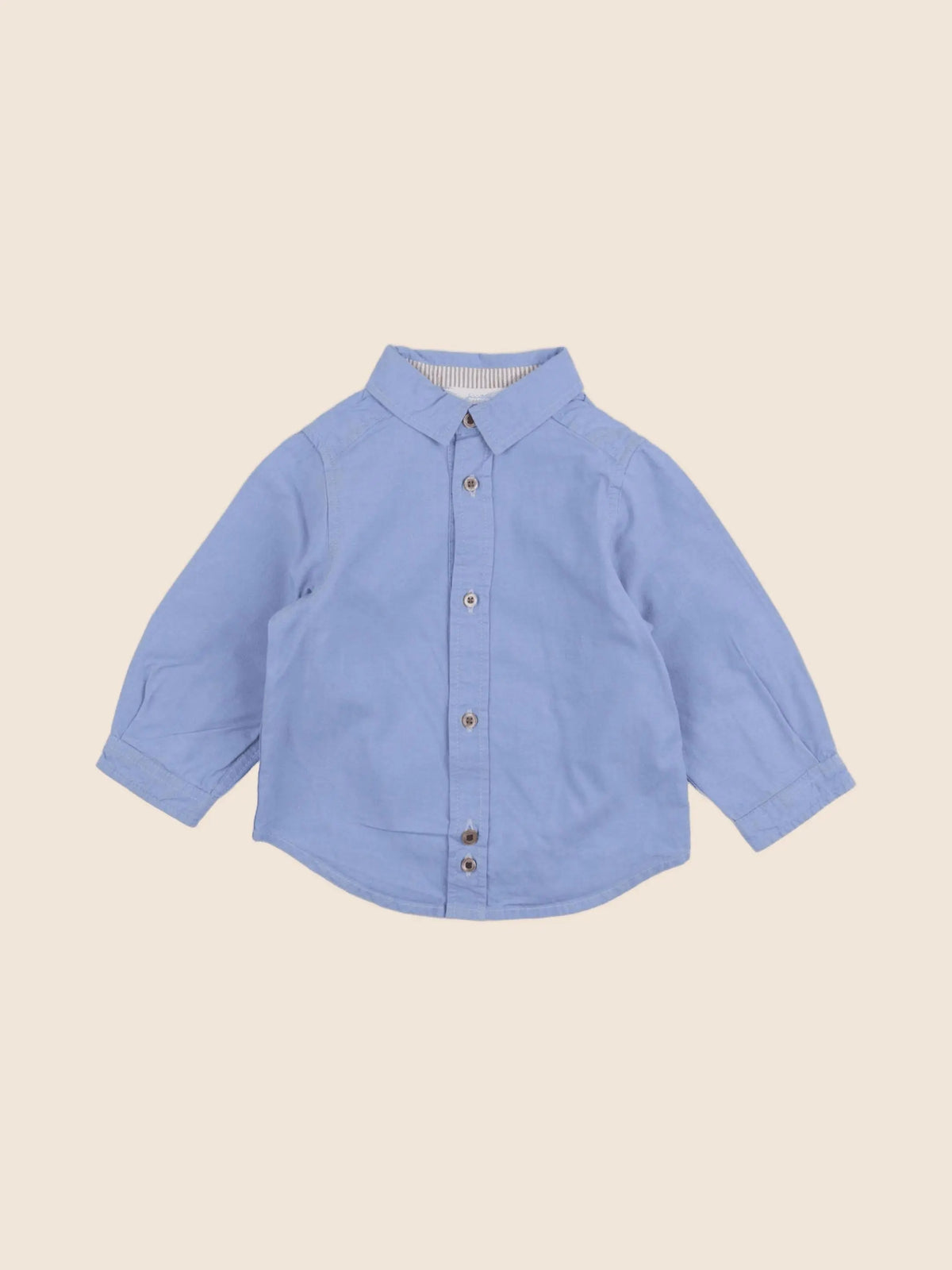 Jacadi - chemise bleu - 12 mois