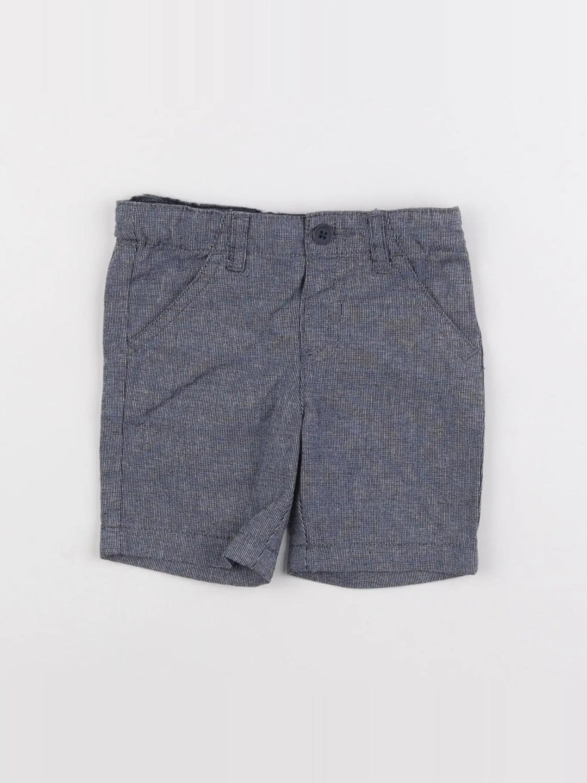Boutchou - short bleu - 6 mois