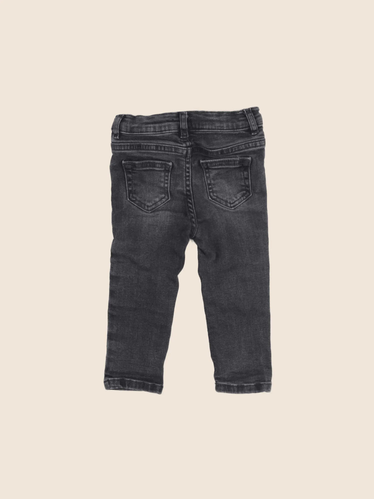 Vertbaudet - jean gris - 12 mois