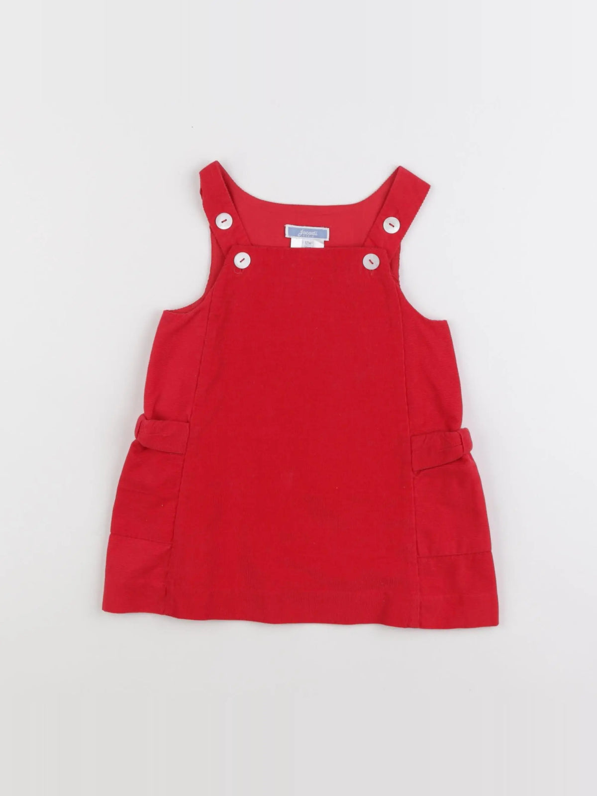Jacadi - robe rouge - 12 mois