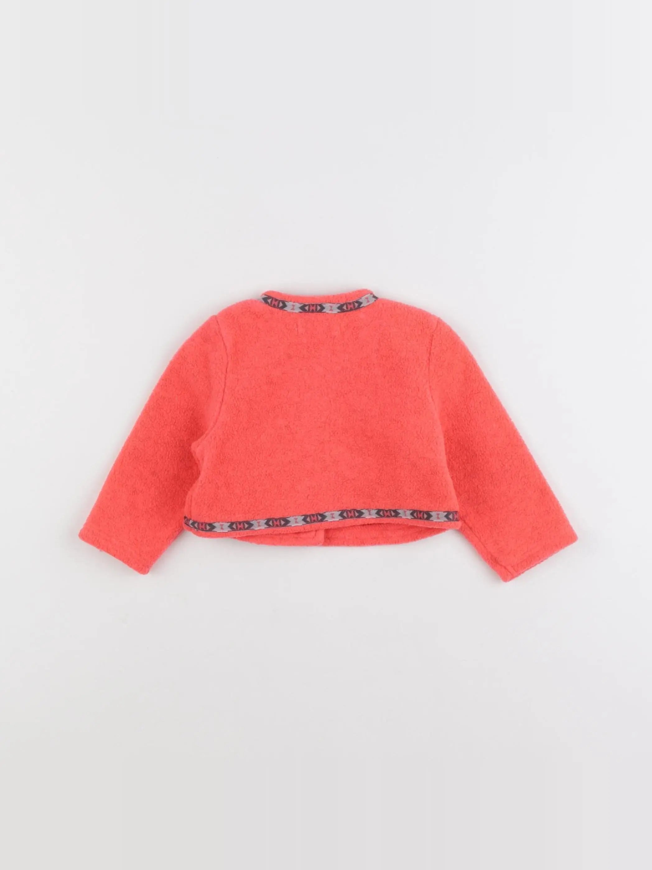 IKKS - gilet rose fluo - 6 mois