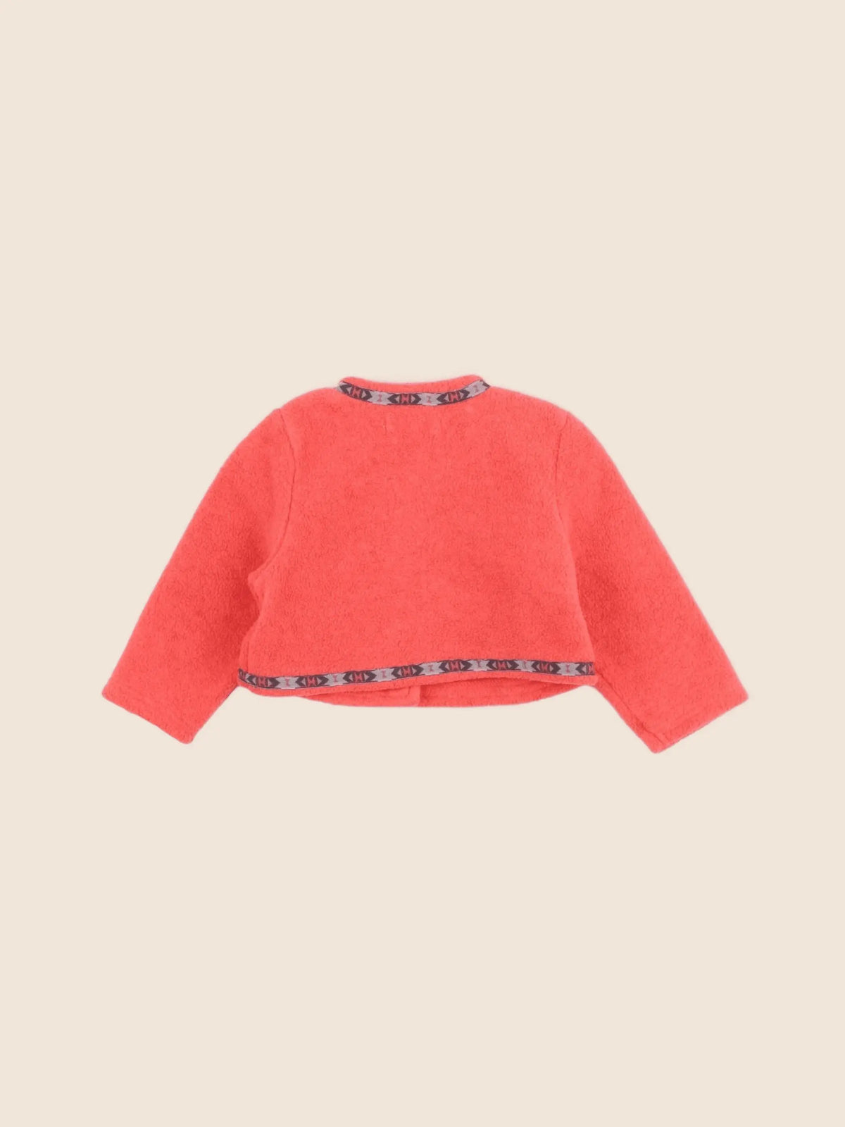 IKKS - gilet rose fluo - 6 mois