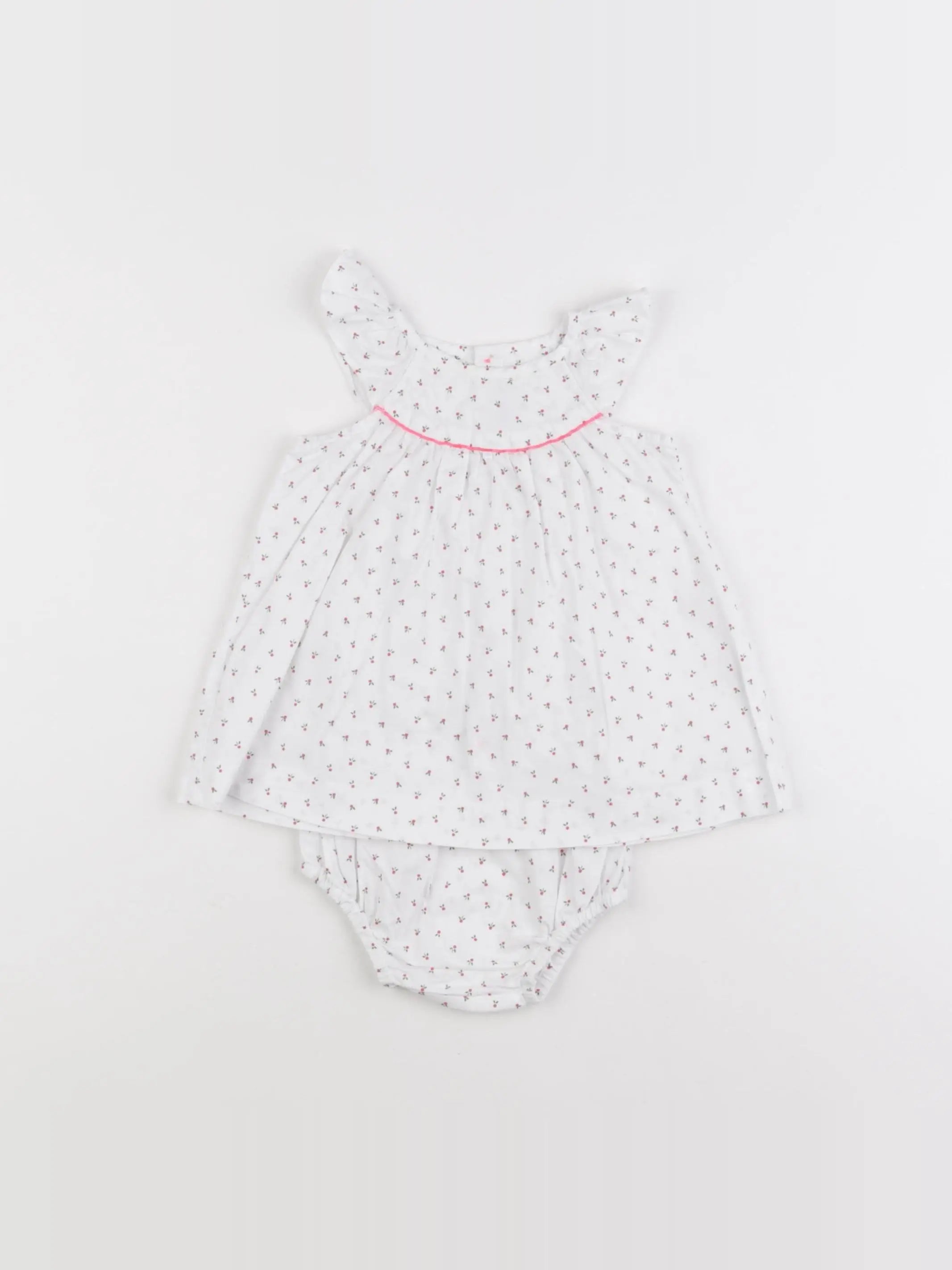 Jacadi - robe blanc - 3 mois