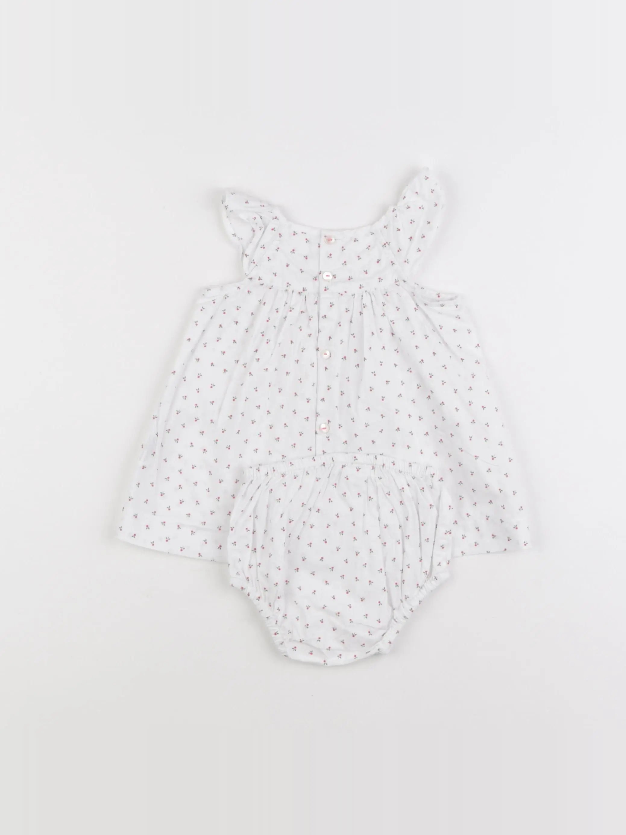 Jacadi - robe blanc - 3 mois