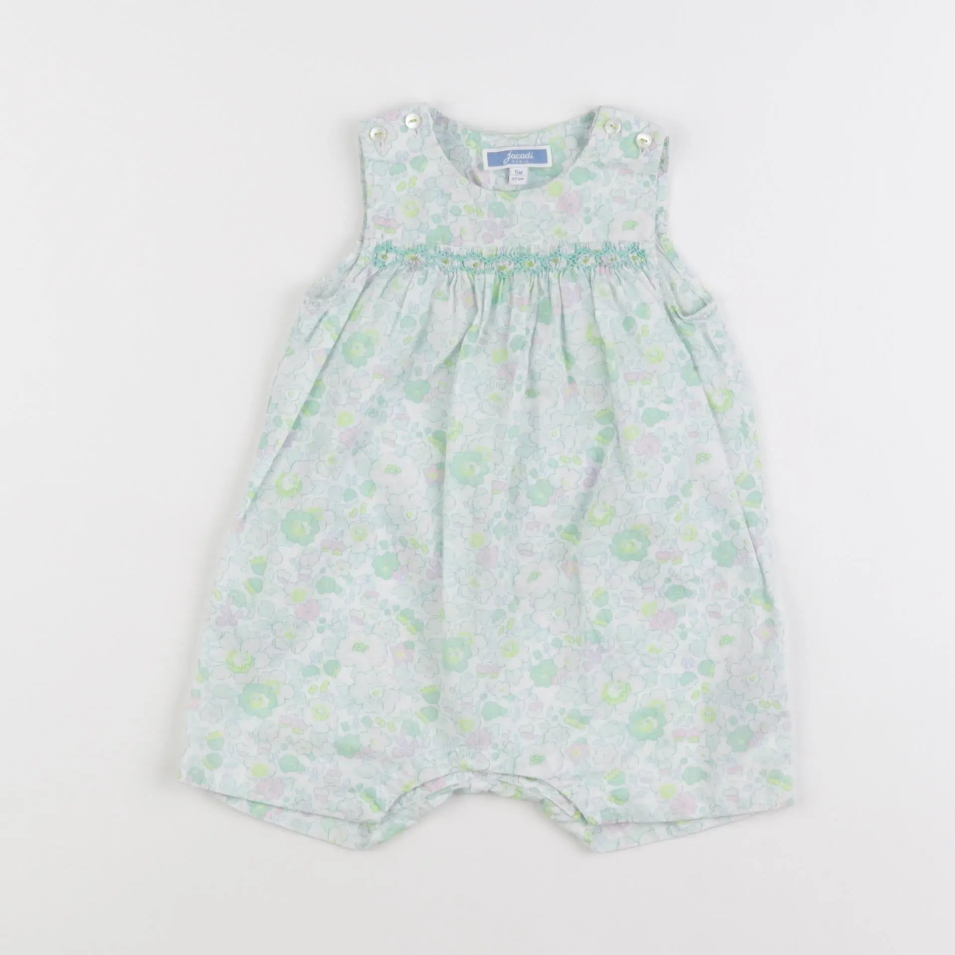 Jacadi - combinaison liberty vert - 6 mois