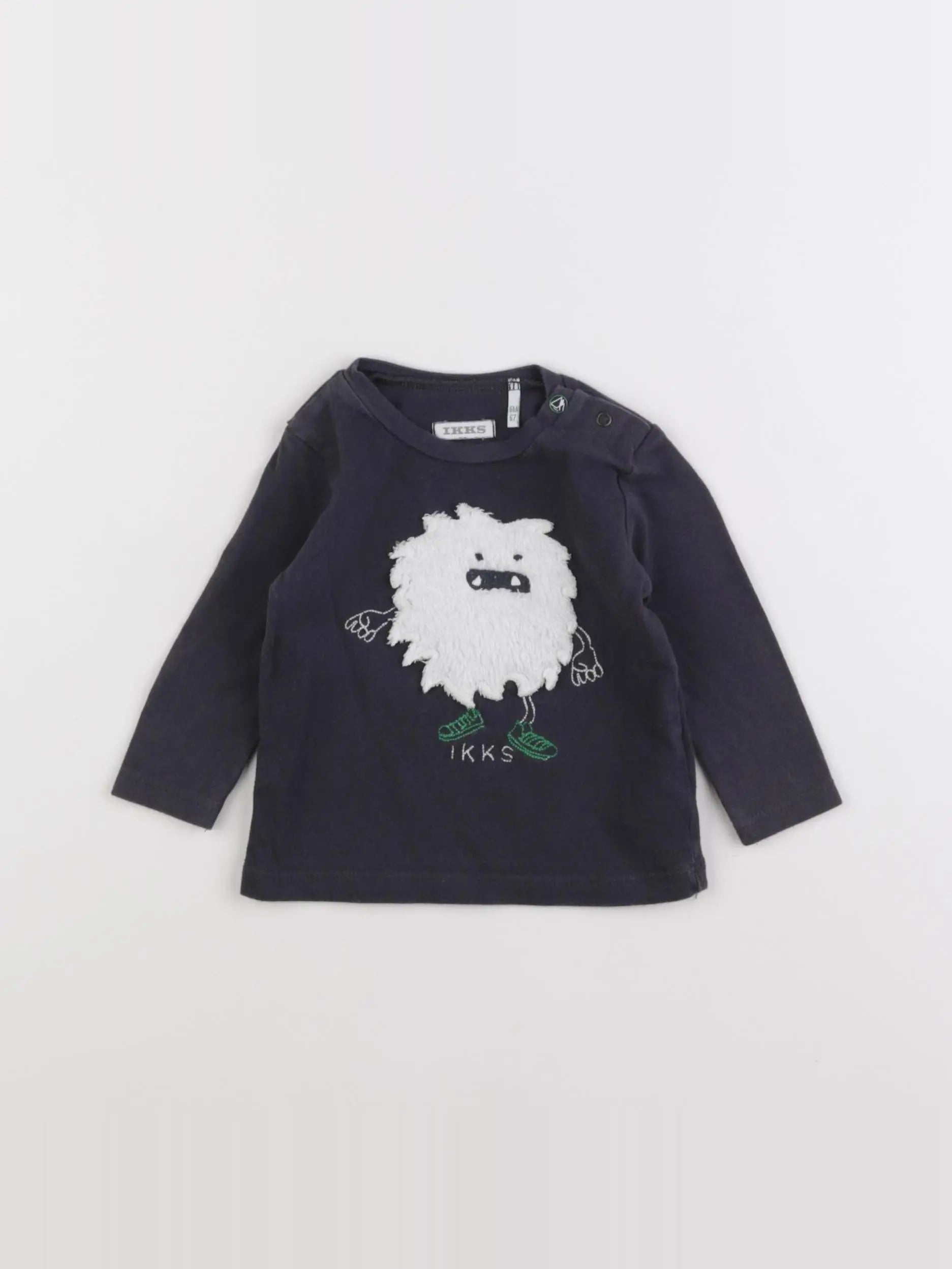 IKKS - tee-shirt gris - 6 mois