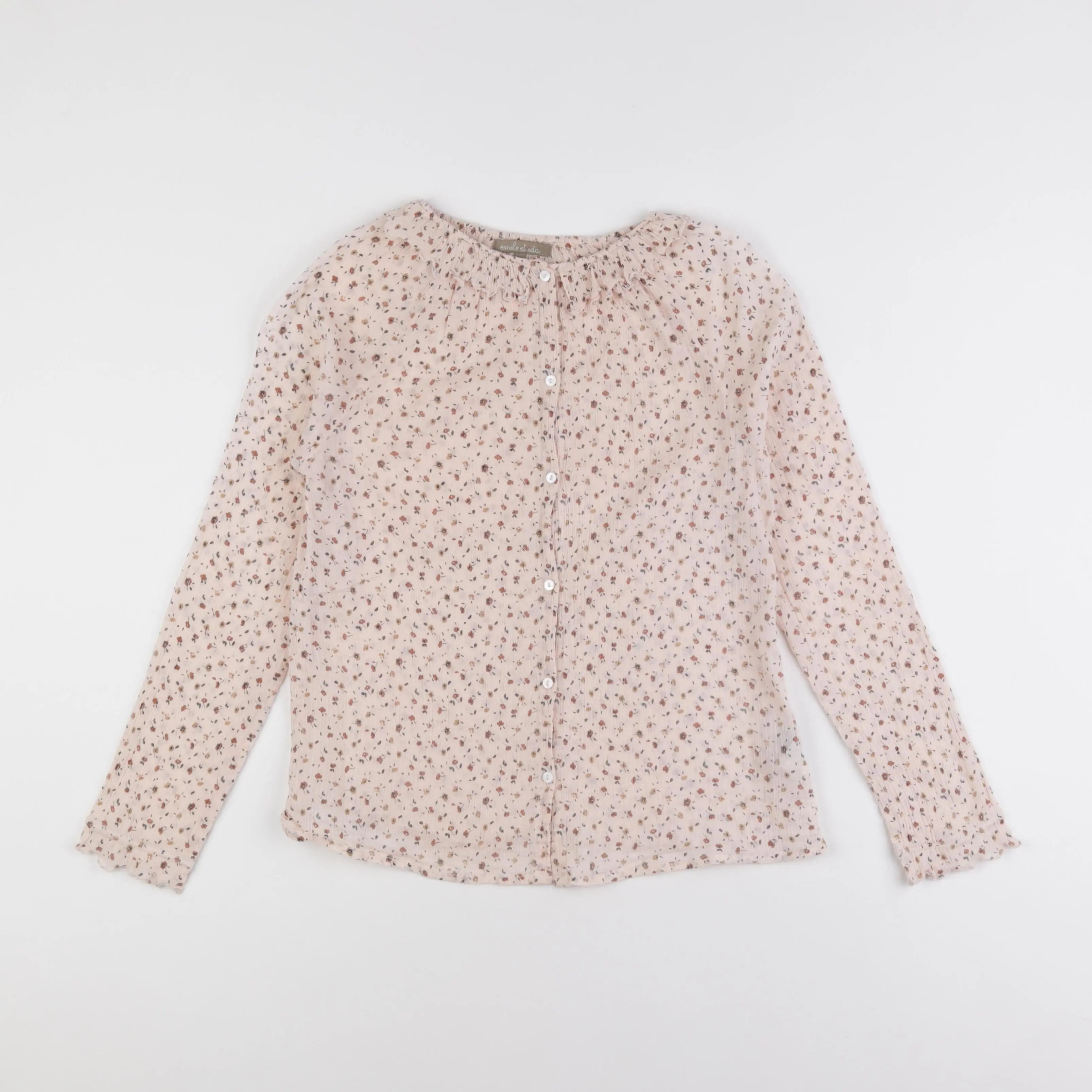 Emile et Ida - blouse rose - 12 ans