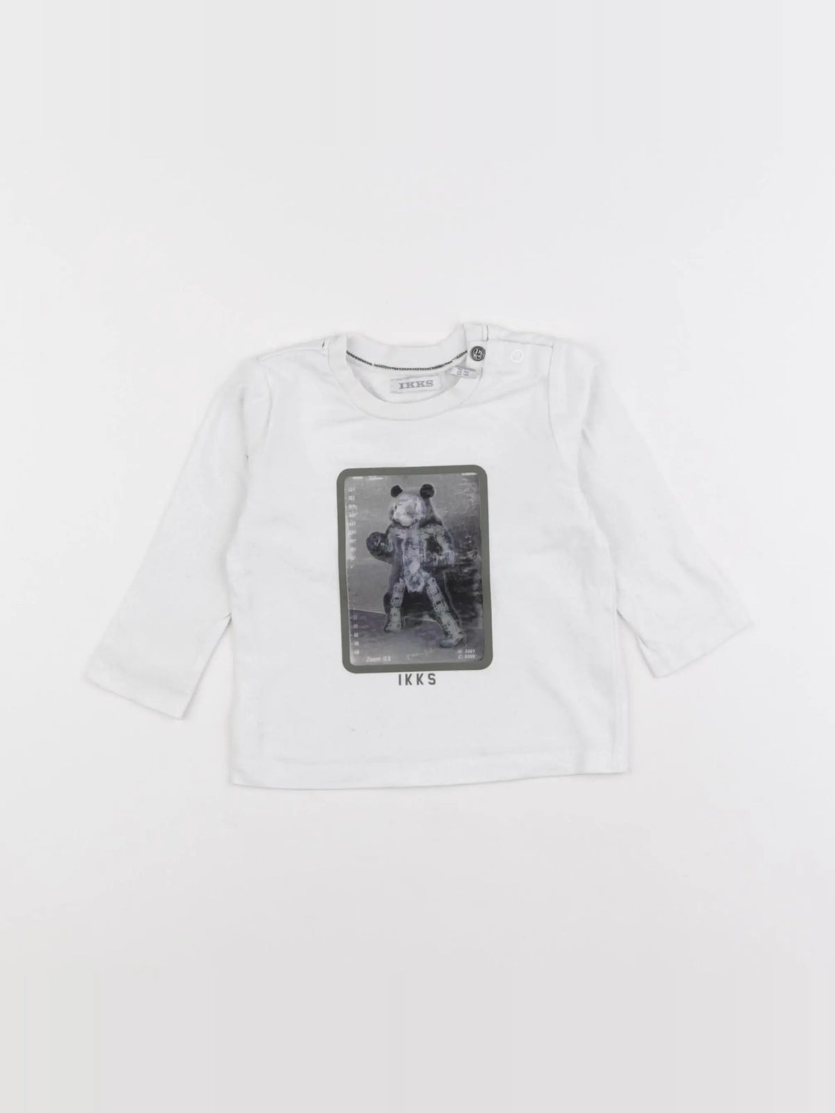 IKKS - tee-shirt blanc - 6 mois