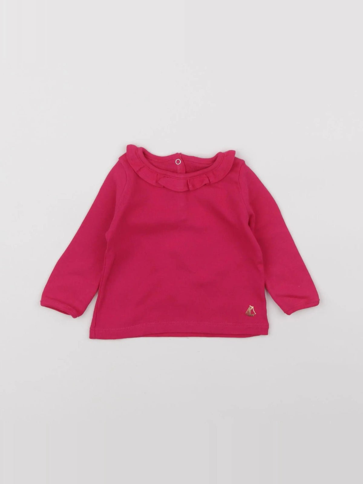 Petit Bateau - tee-shirt rose - 6 mois