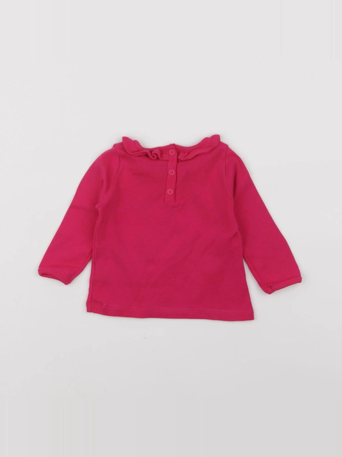 Petit Bateau - tee-shirt rose - 6 mois